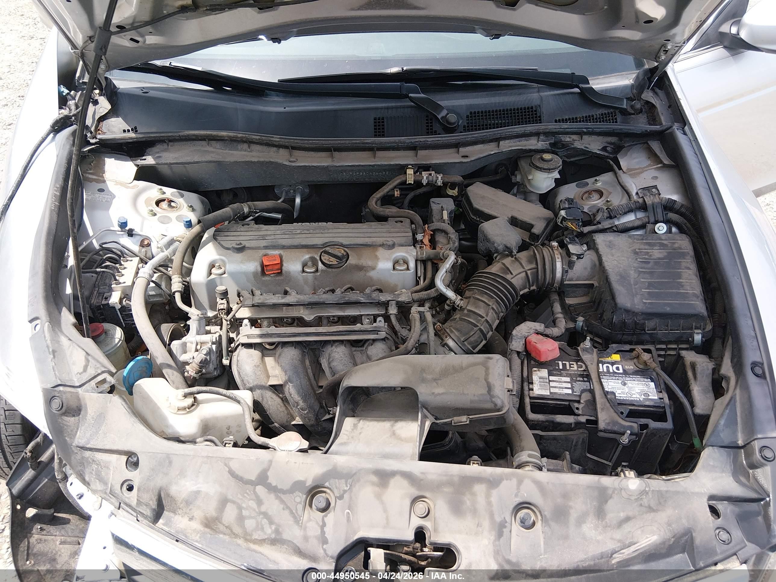 2012 Honda Accord 2.4 Lx Silver vin: 1HGCP2F33CA244361
