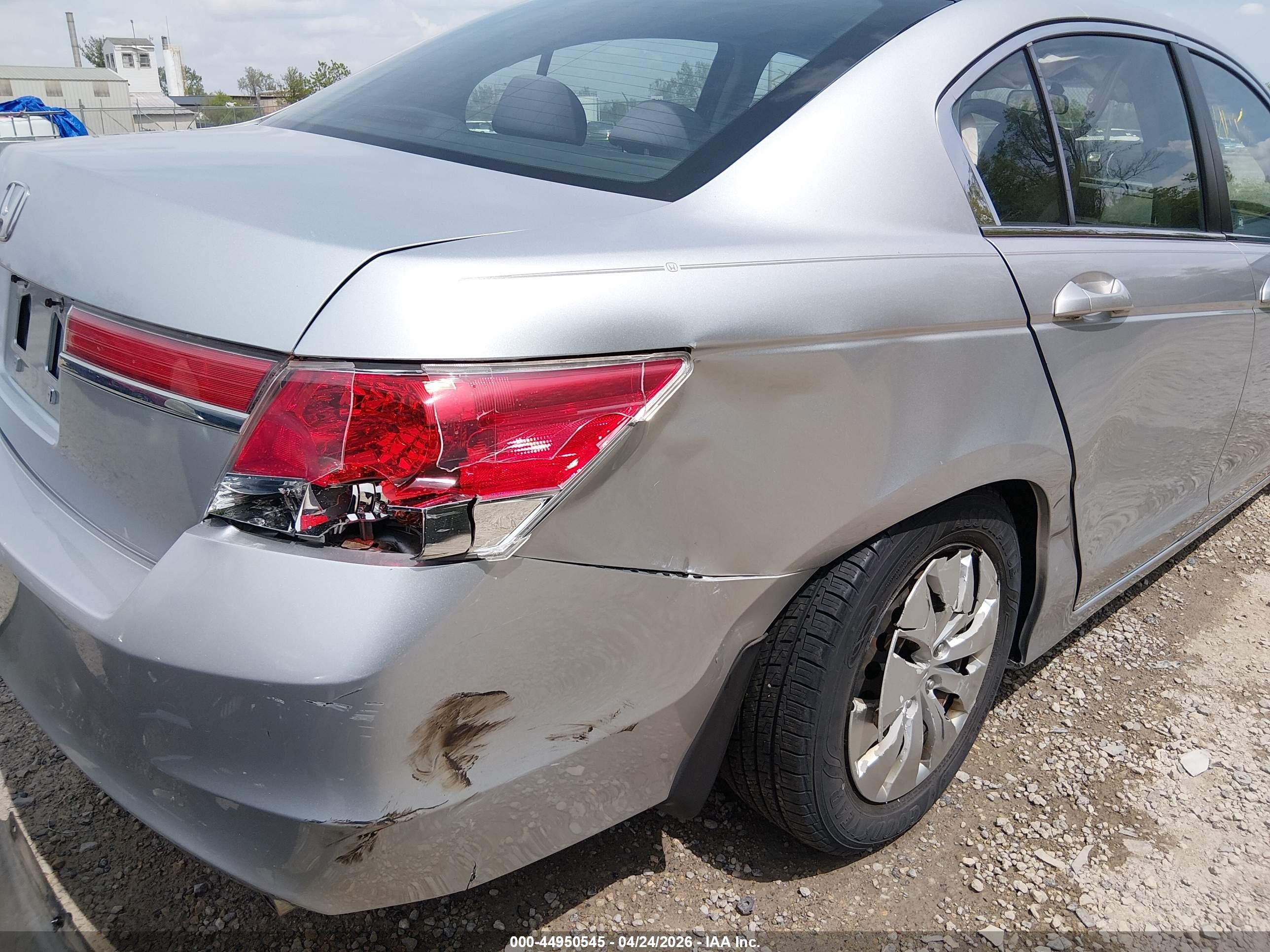 2012 Honda Accord 2.4 Lx Silver vin: 1HGCP2F33CA244361