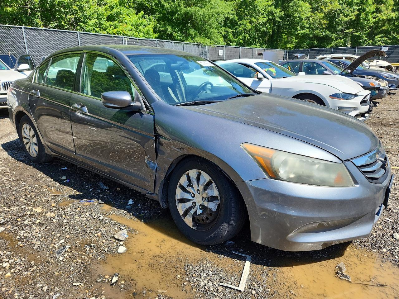 2012 Honda Accord Lx Gray vin: 1HGCP2F33CA245591