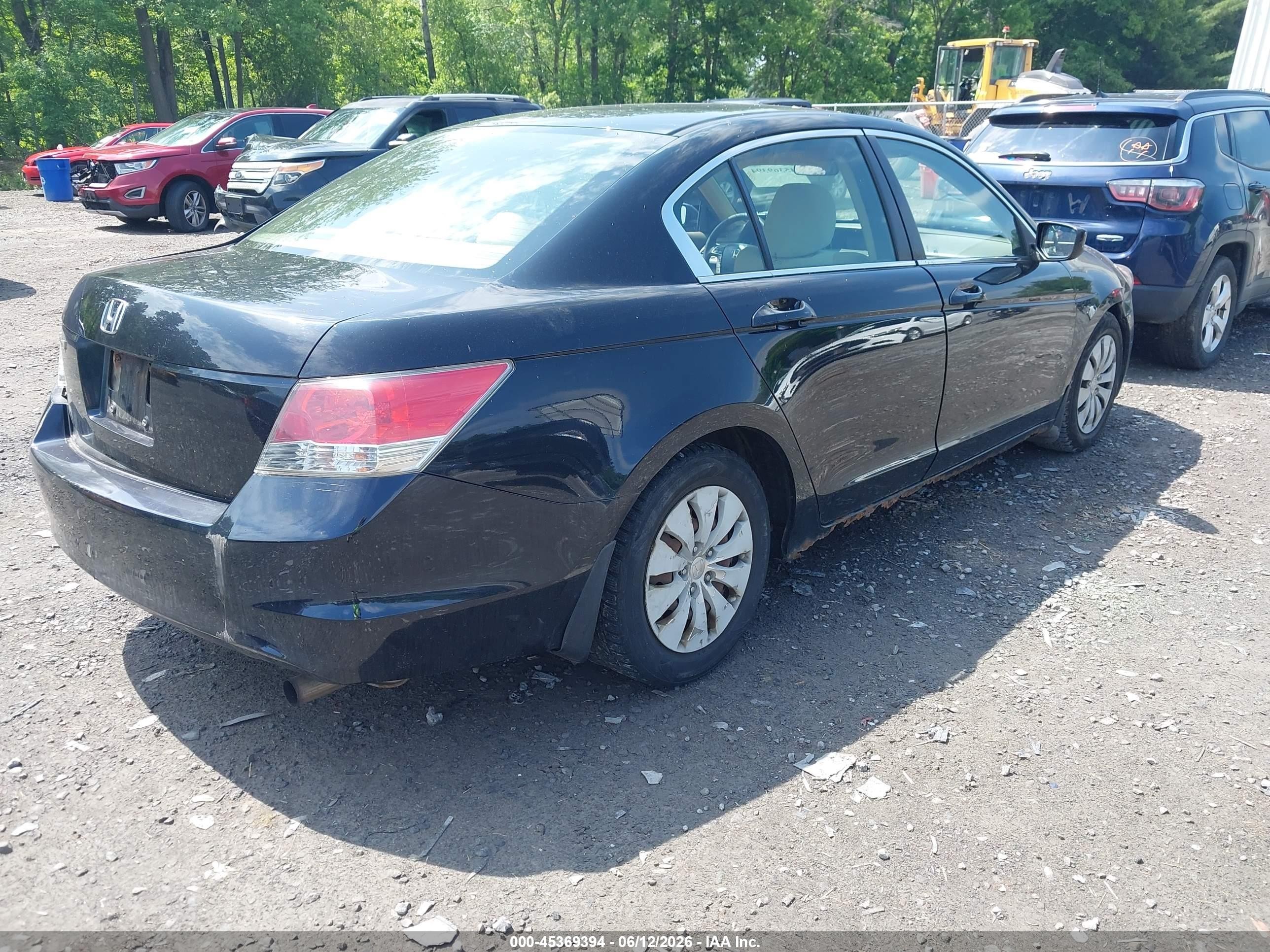 2010 Honda Accord 2.4 Lx Black vin: 1HGCP2F34AA024000