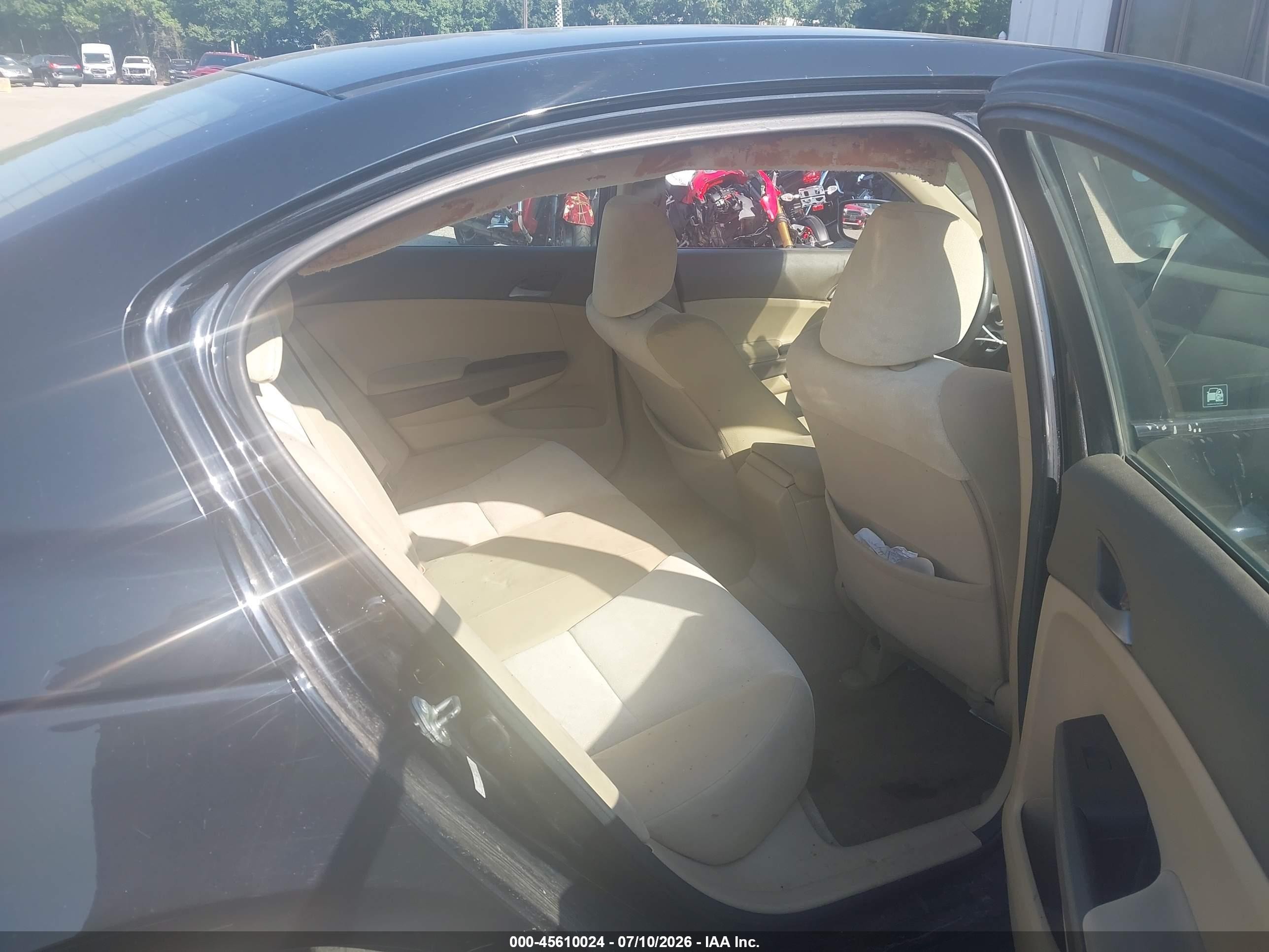 2010 Honda Accord 2.4 Lx Black vin: 1HGCP2F34AA024000