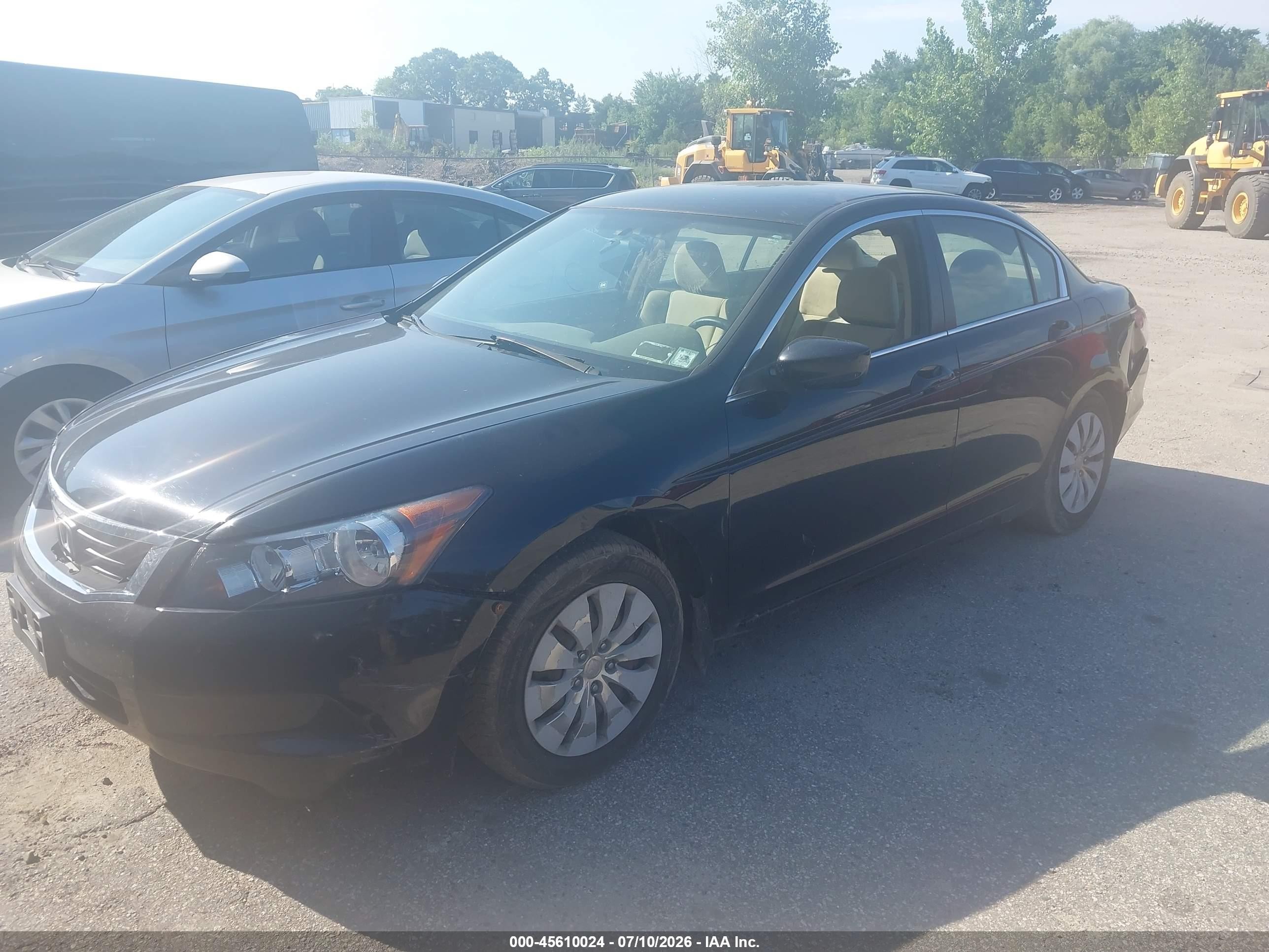 2010 Honda Accord 2.4 Lx Black vin: 1HGCP2F34AA024000