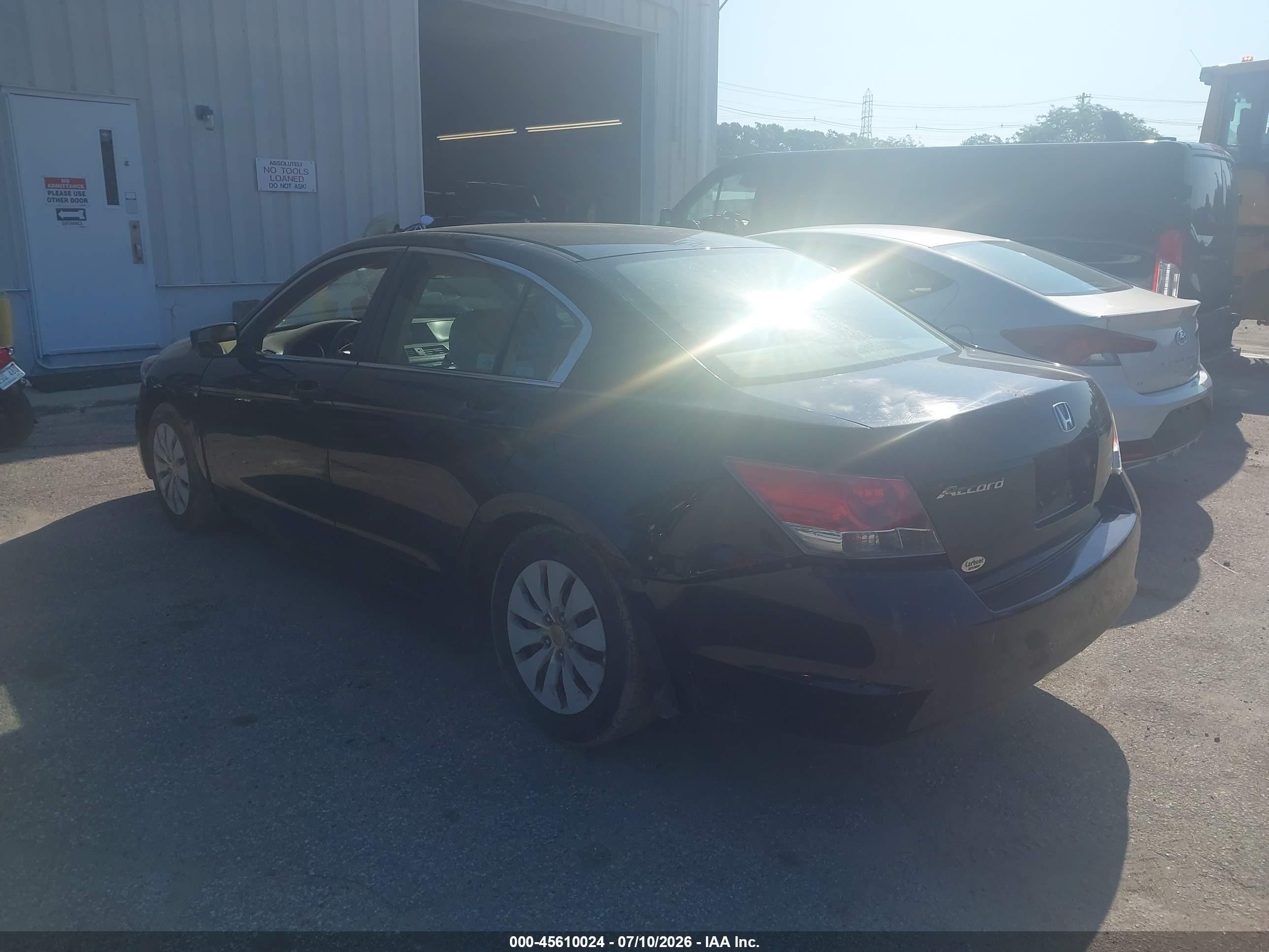 2010 Honda Accord 2.4 Lx Black vin: 1HGCP2F34AA024000