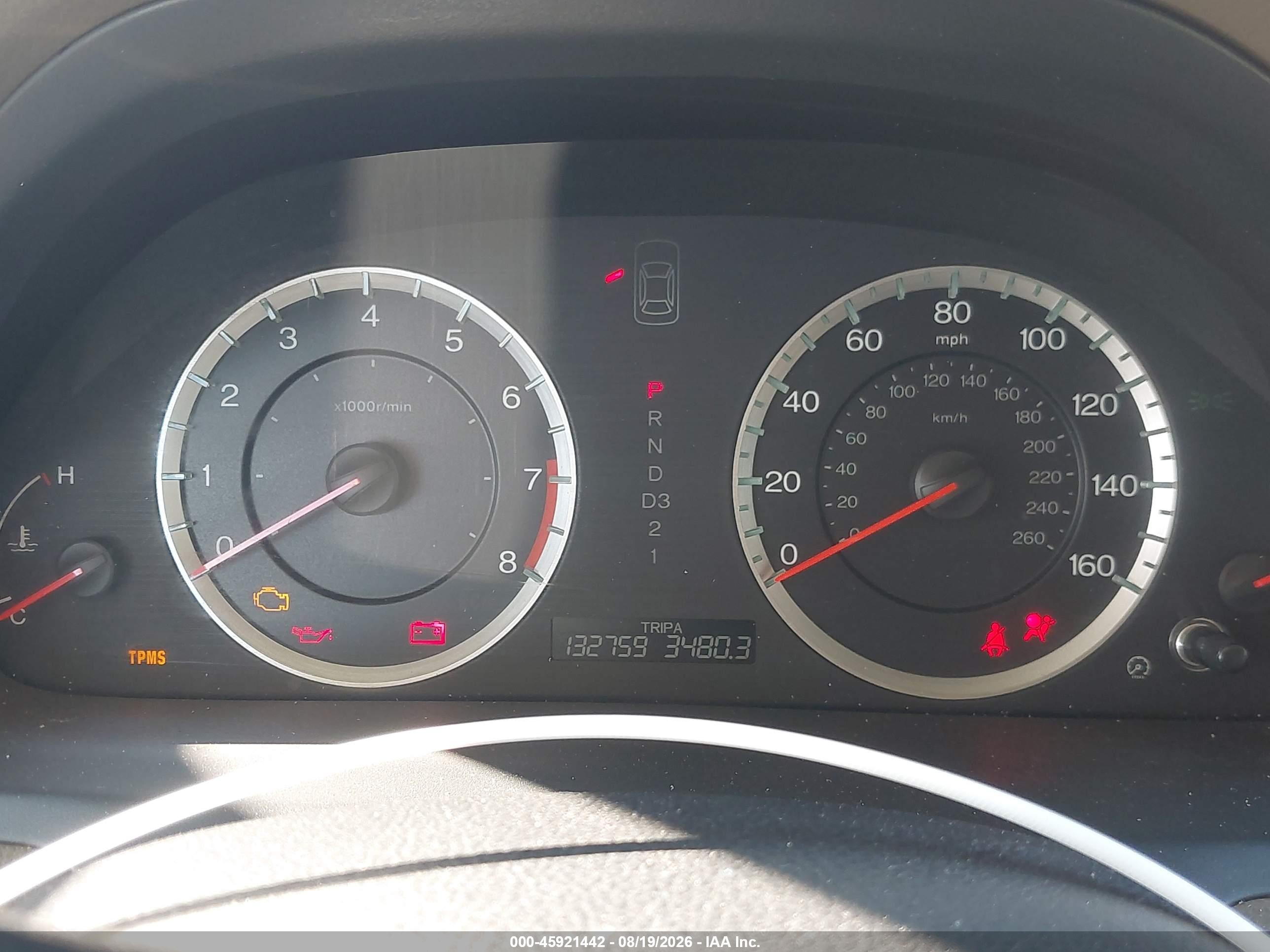 2010 Honda Accord 2.4 Lx Red vin: 1HGCP2F34AA049673