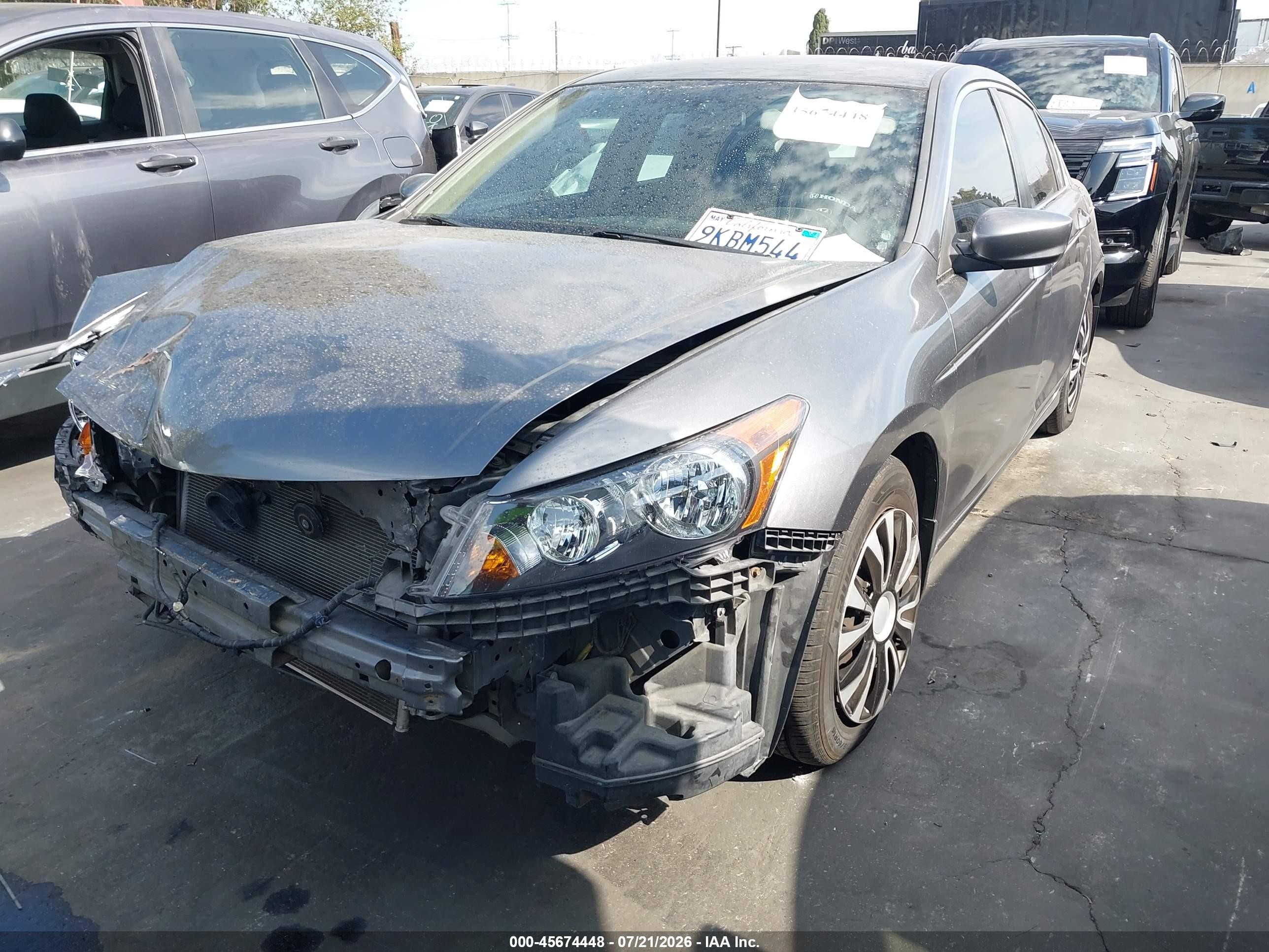 2010 Honda Accord 2.4 Lx Gray vin: 1HGCP2F34AA105160