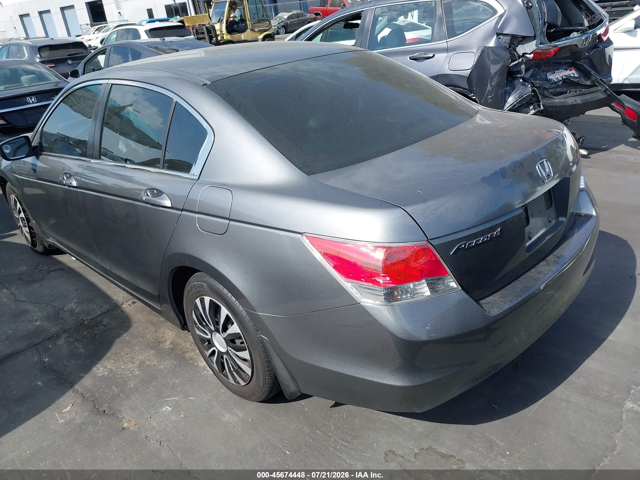 2010 Honda Accord 2.4 Lx Gray vin: 1HGCP2F34AA105160