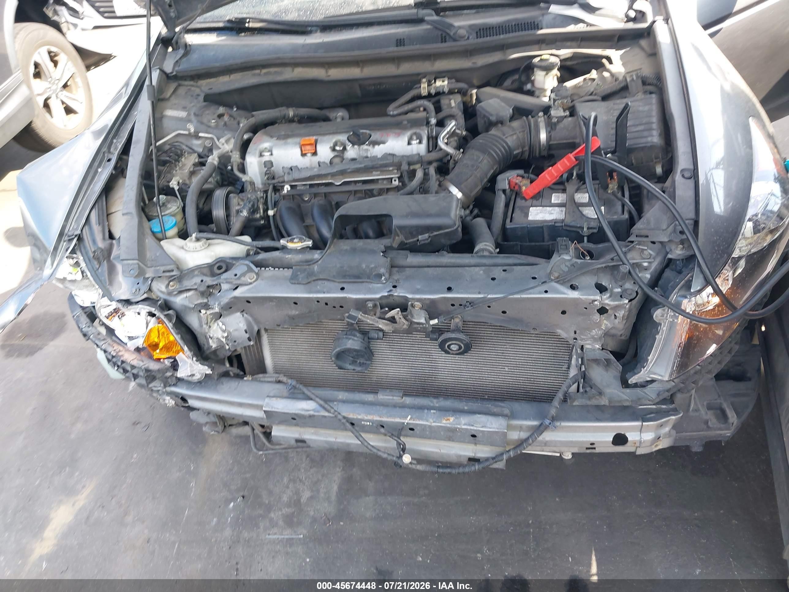 2010 Honda Accord 2.4 Lx Gray vin: 1HGCP2F34AA105160