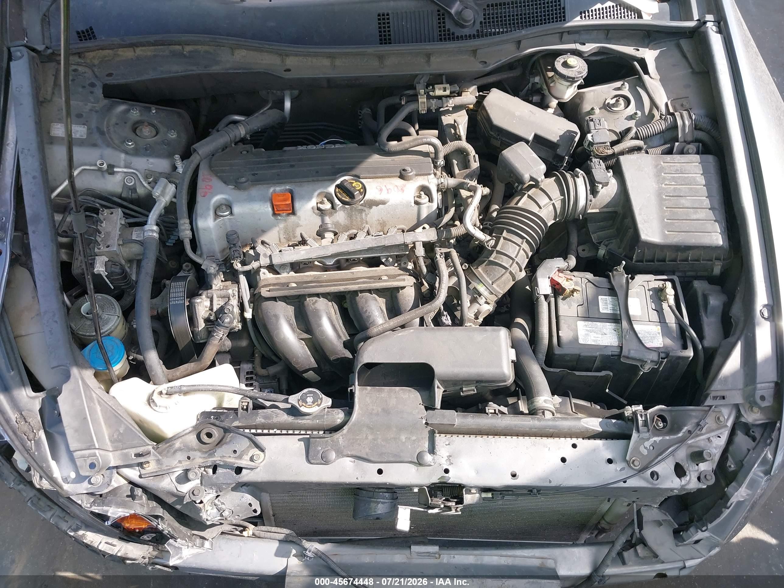 2010 Honda Accord 2.4 Lx Gray vin: 1HGCP2F34AA105160