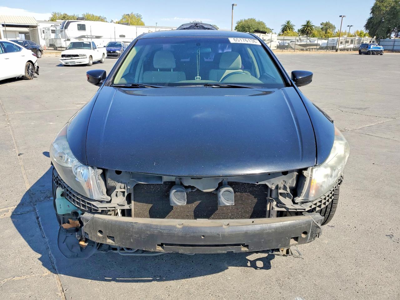 2010 Honda Accord Lx Black vin: 1HGCP2F34AA115297