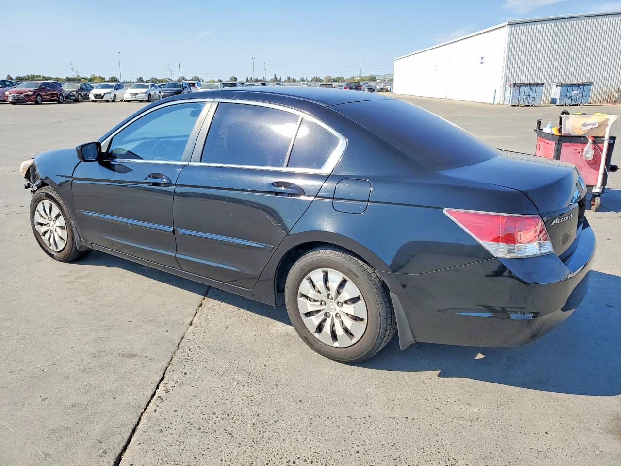 2010 Honda Accord Lx Black vin: 1HGCP2F34AA115297