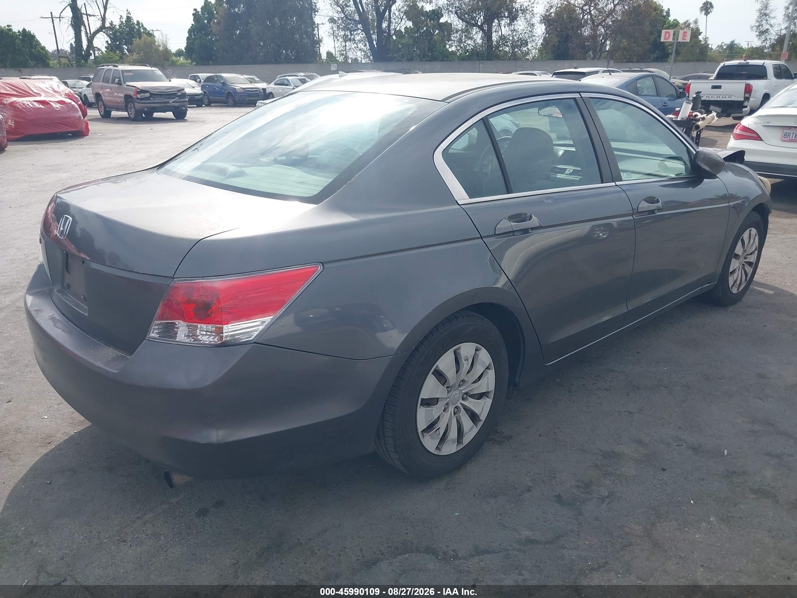 2010 Honda Accord 2.4 Lx Gray vin: 1HGCP2F34AA118894