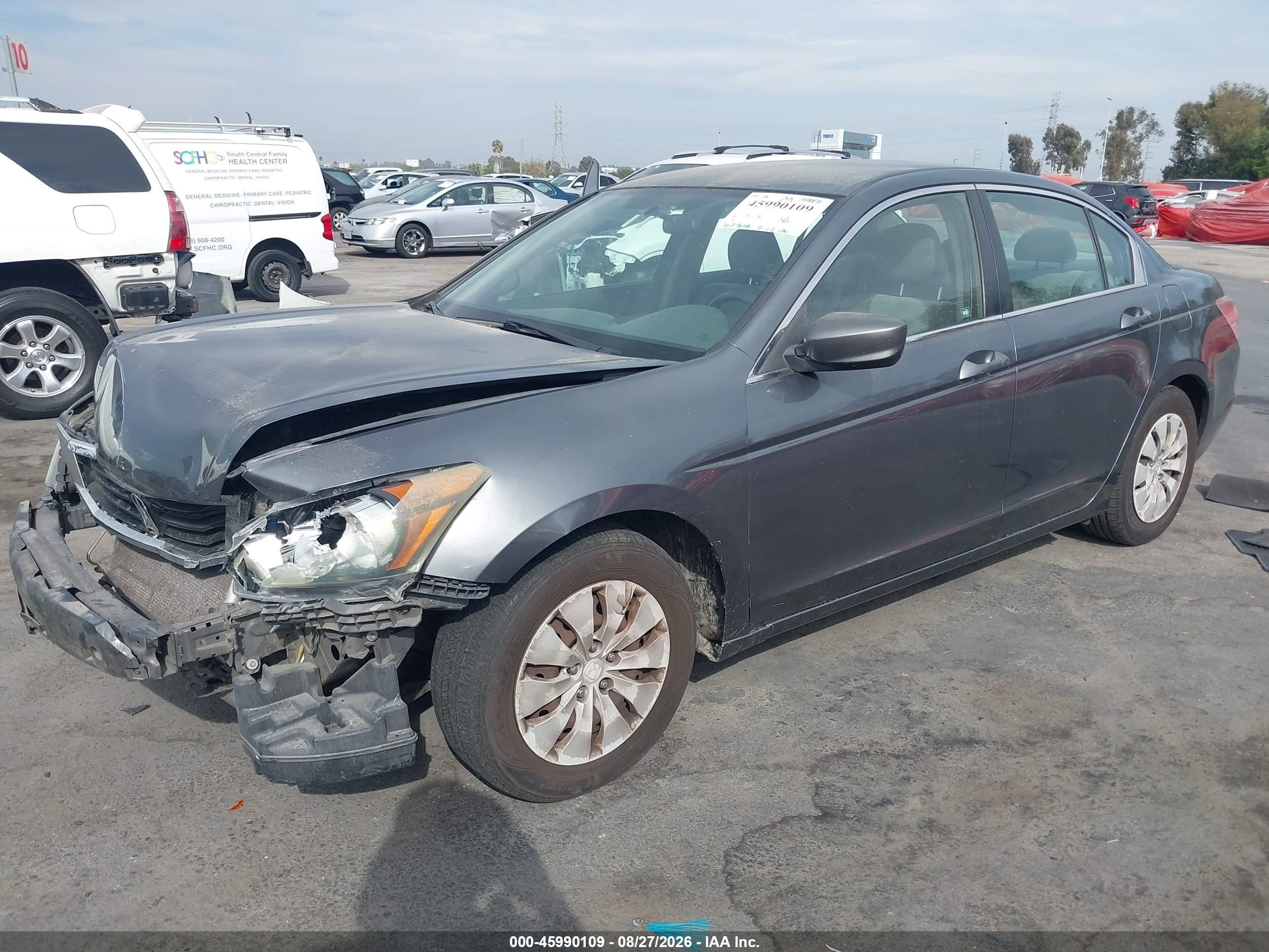2010 Honda Accord 2.4 Lx Gray vin: 1HGCP2F34AA118894