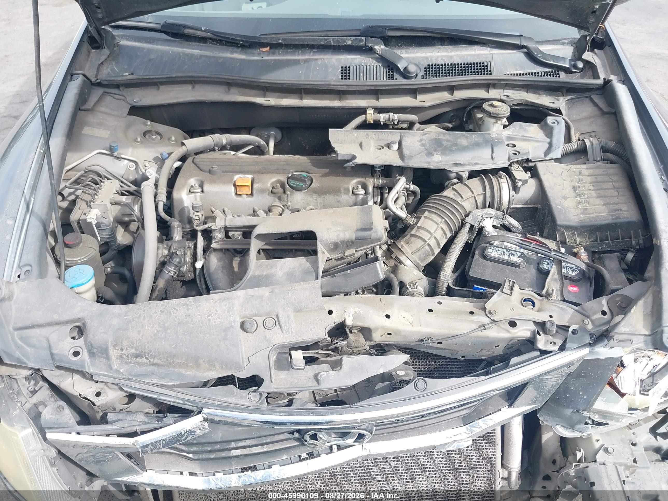 2010 Honda Accord 2.4 Lx Gray vin: 1HGCP2F34AA118894