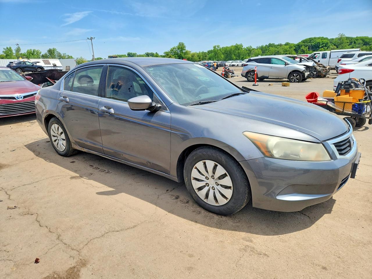 2010 Honda Accord Lx Gray vin: 1HGCP2F34AA129037