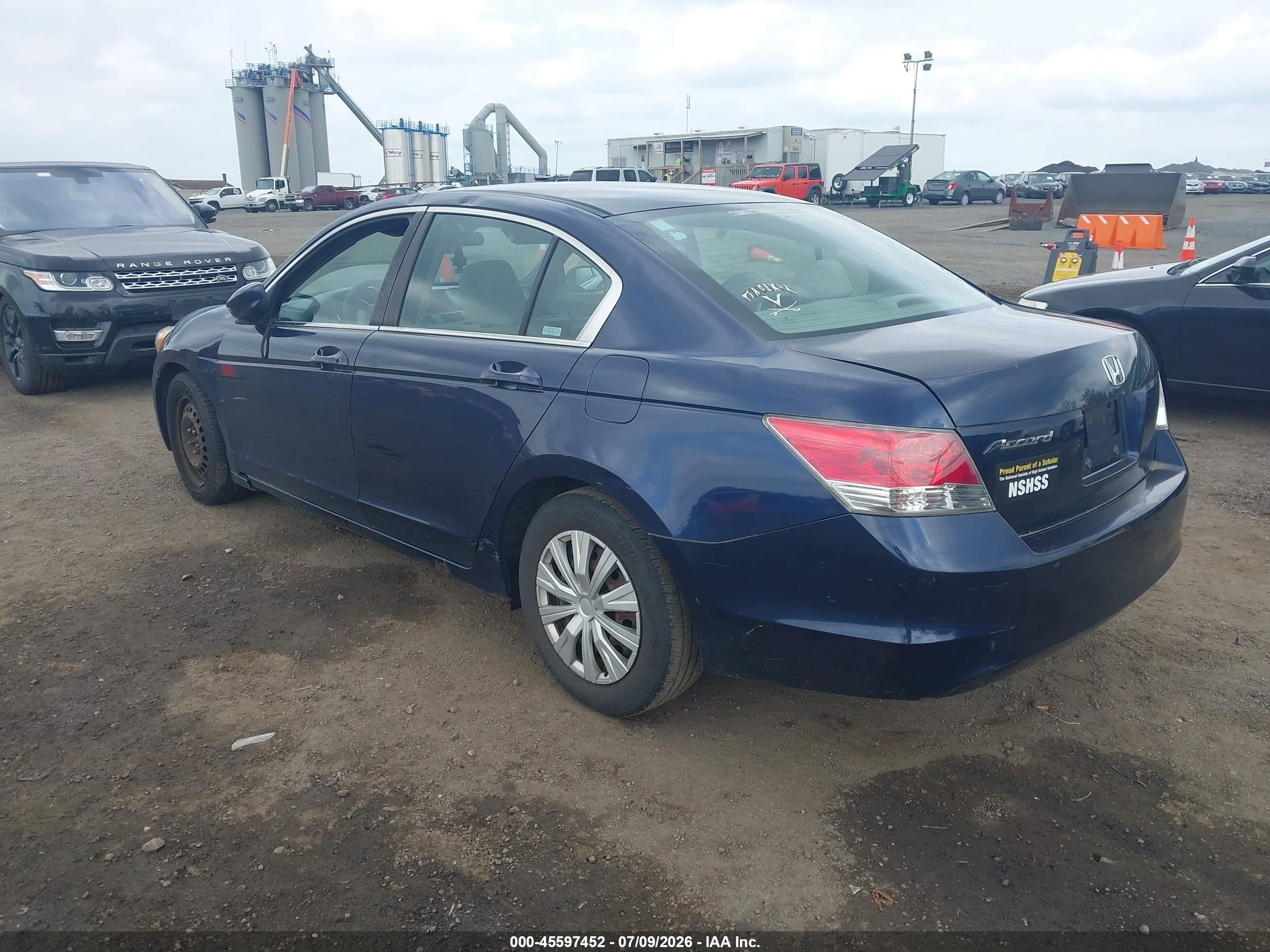 2010 Honda Accord 2.4 Lx Blue vin: 1HGCP2F34AA136781