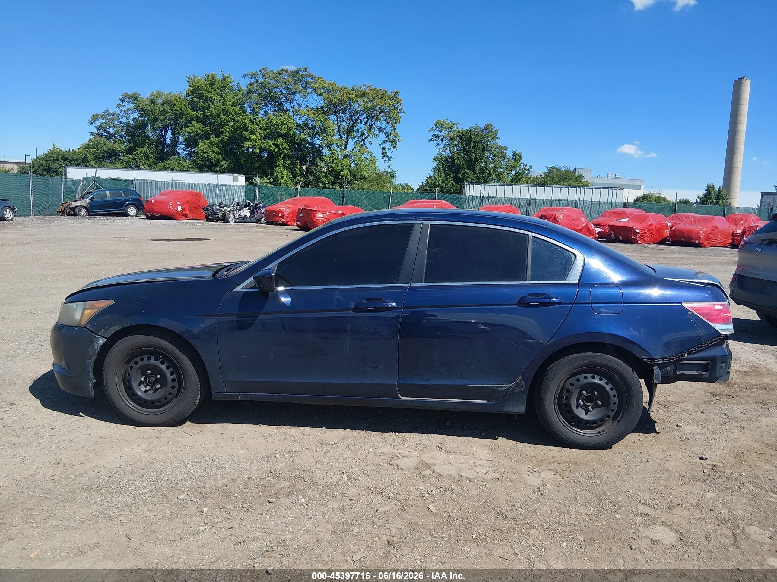 2010 Honda Accord 2.4 Lx Blue vin: 1HGCP2F34AA139213