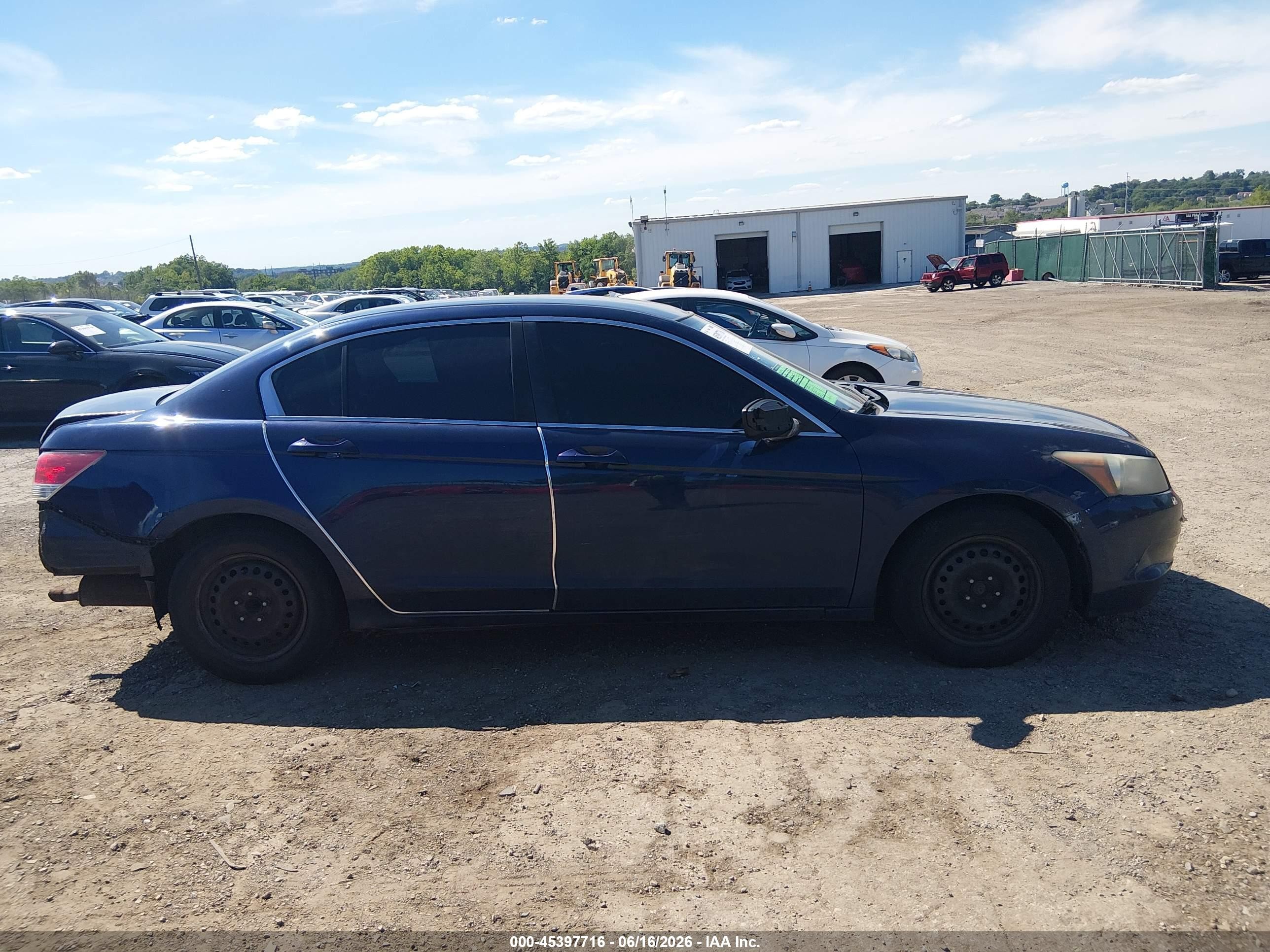 2010 Honda Accord 2.4 Lx Blue vin: 1HGCP2F34AA139213