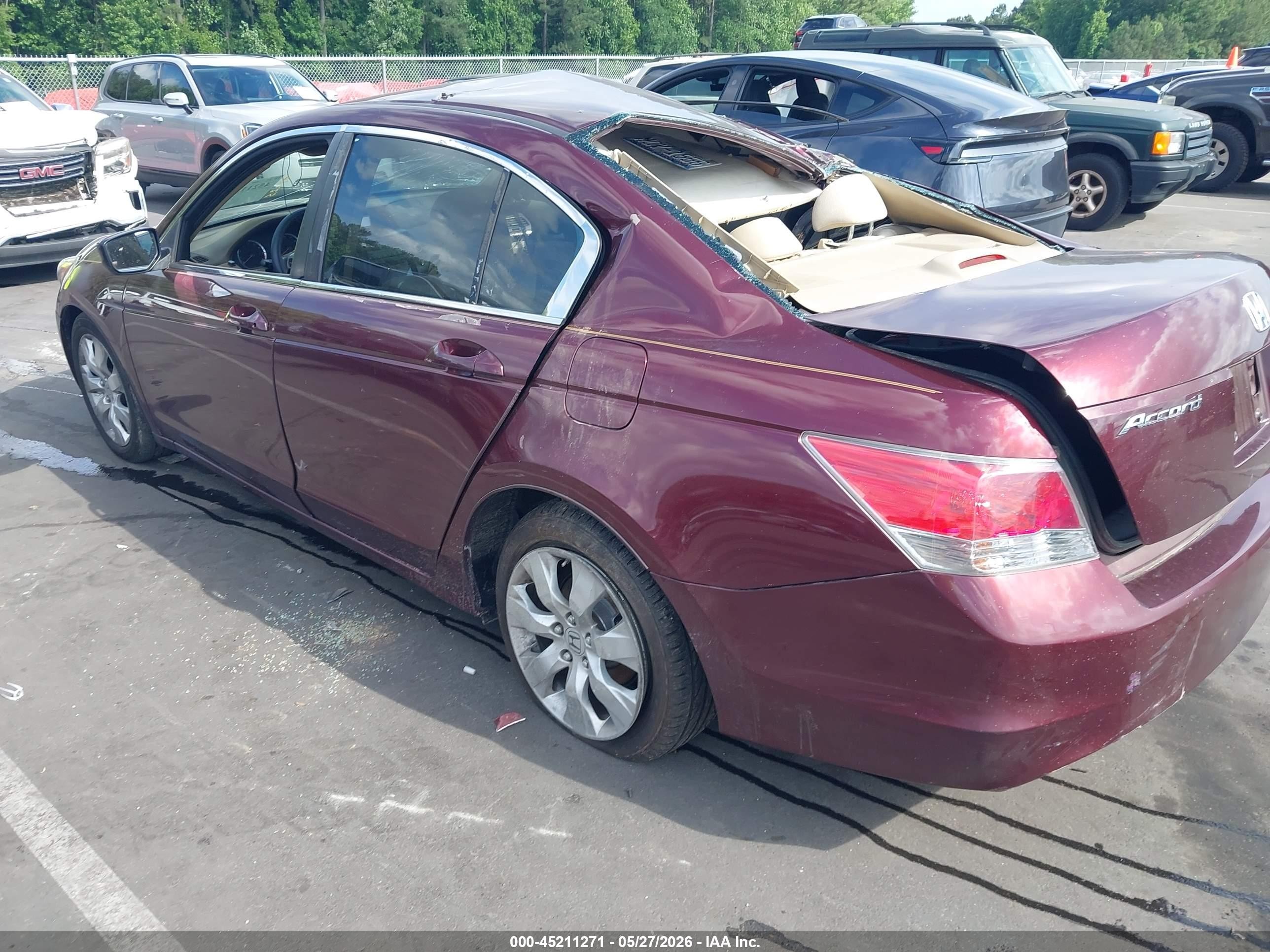 2010 Honda Accord 2.4 Lx Maroon vin: 1HGCP2F34AA144928