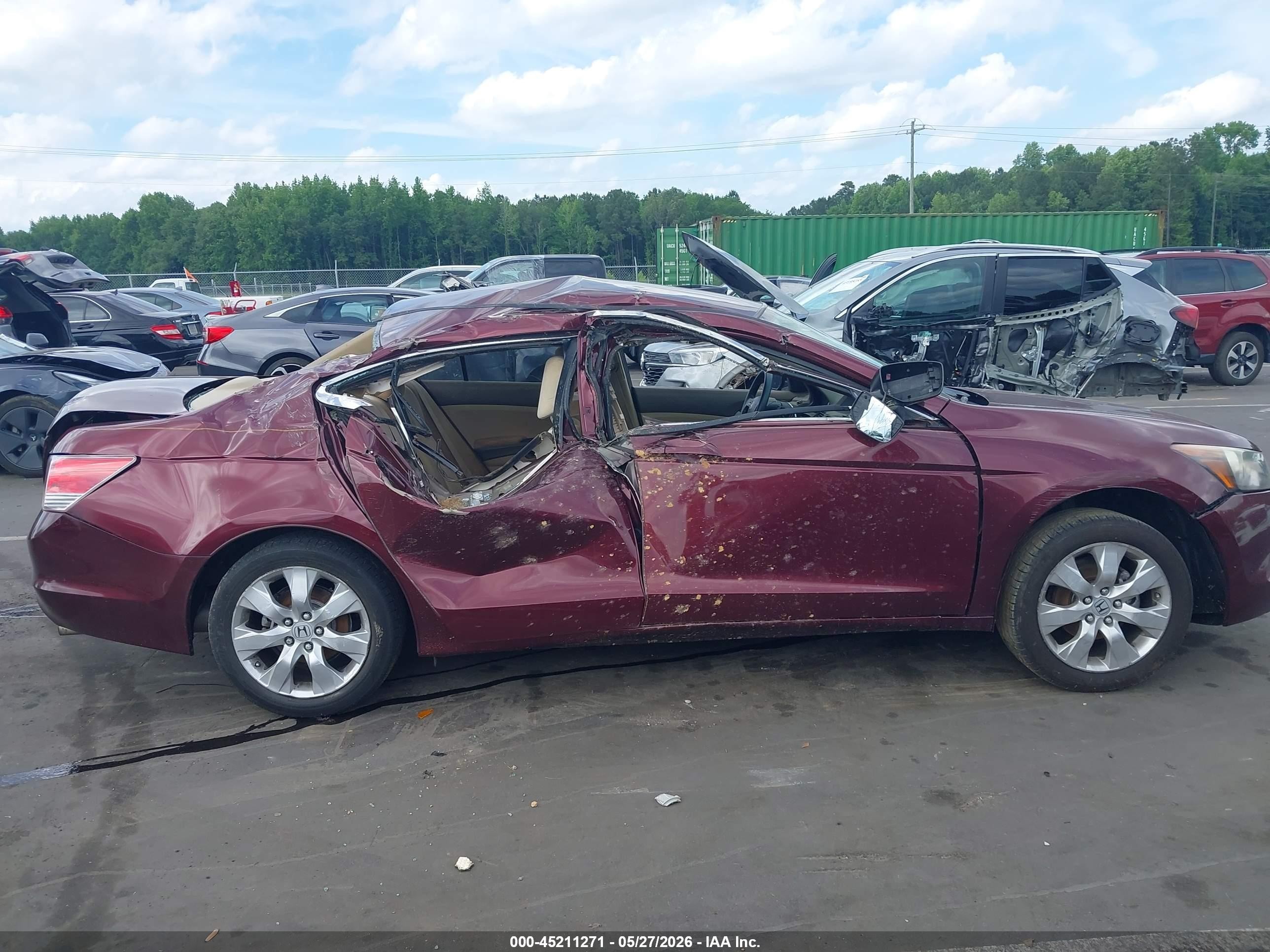 2010 Honda Accord 2.4 Lx Maroon vin: 1HGCP2F34AA144928