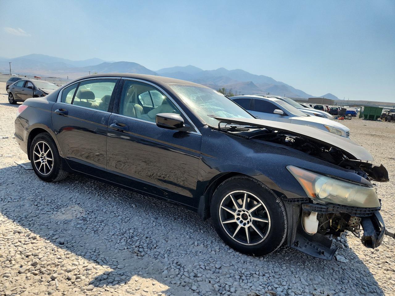 2010 Honda Accord Lx Black vin: 1HGCP2F34AA153905