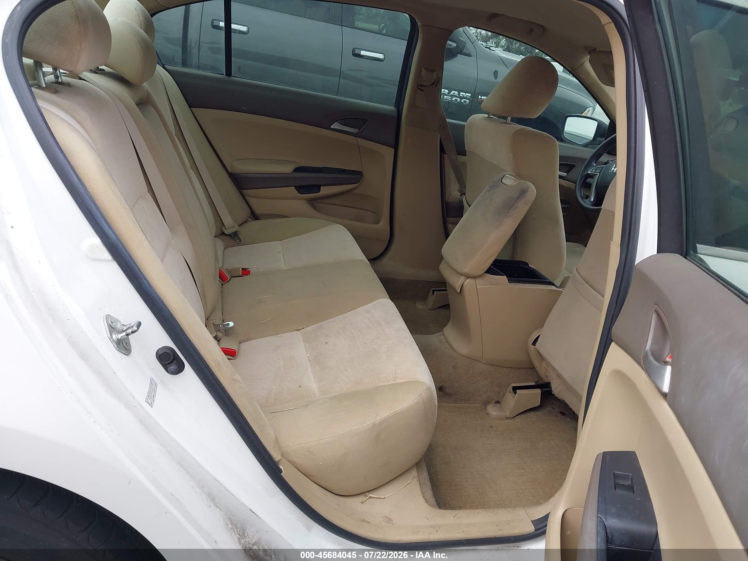 2010 Honda Accord 2.4 Lx White vin: 1HGCP2F34AA177671