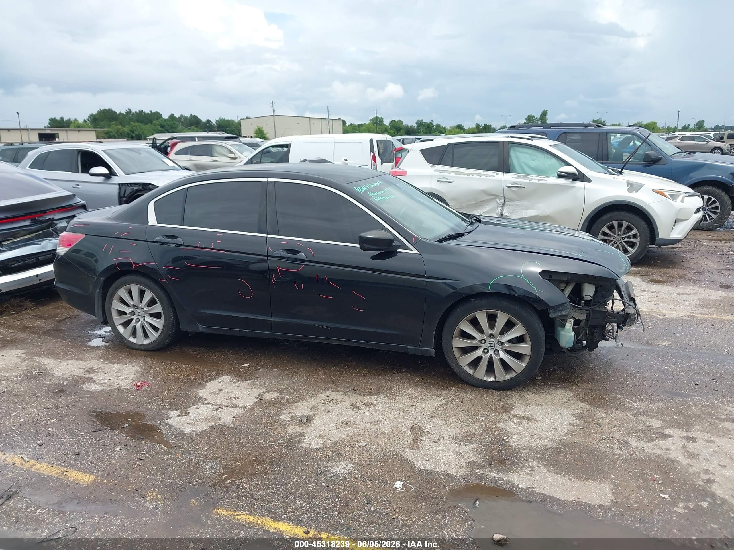 2011 Honda Accord 2.4 Lx Black vin: 1HGCP2F34BA005805