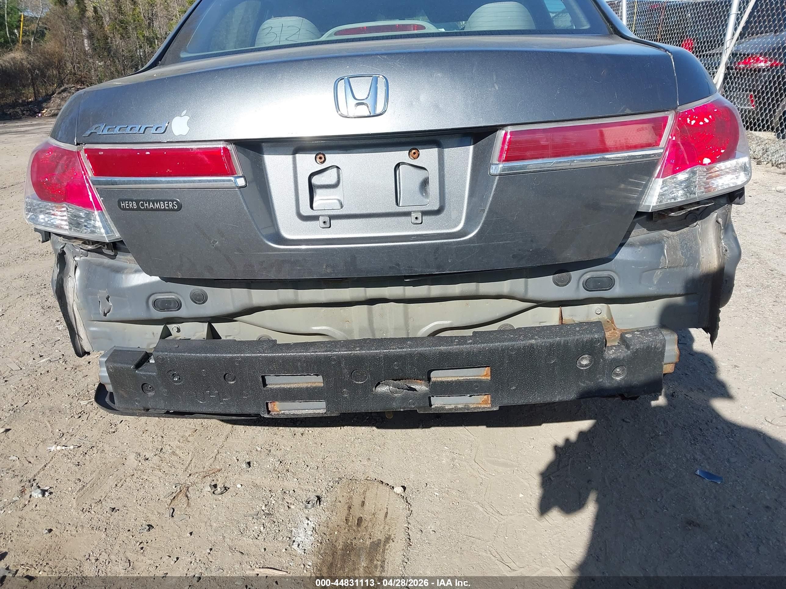 2011 Honda Accord 2.4 Lx Gray vin: 1HGCP2F34BA032857