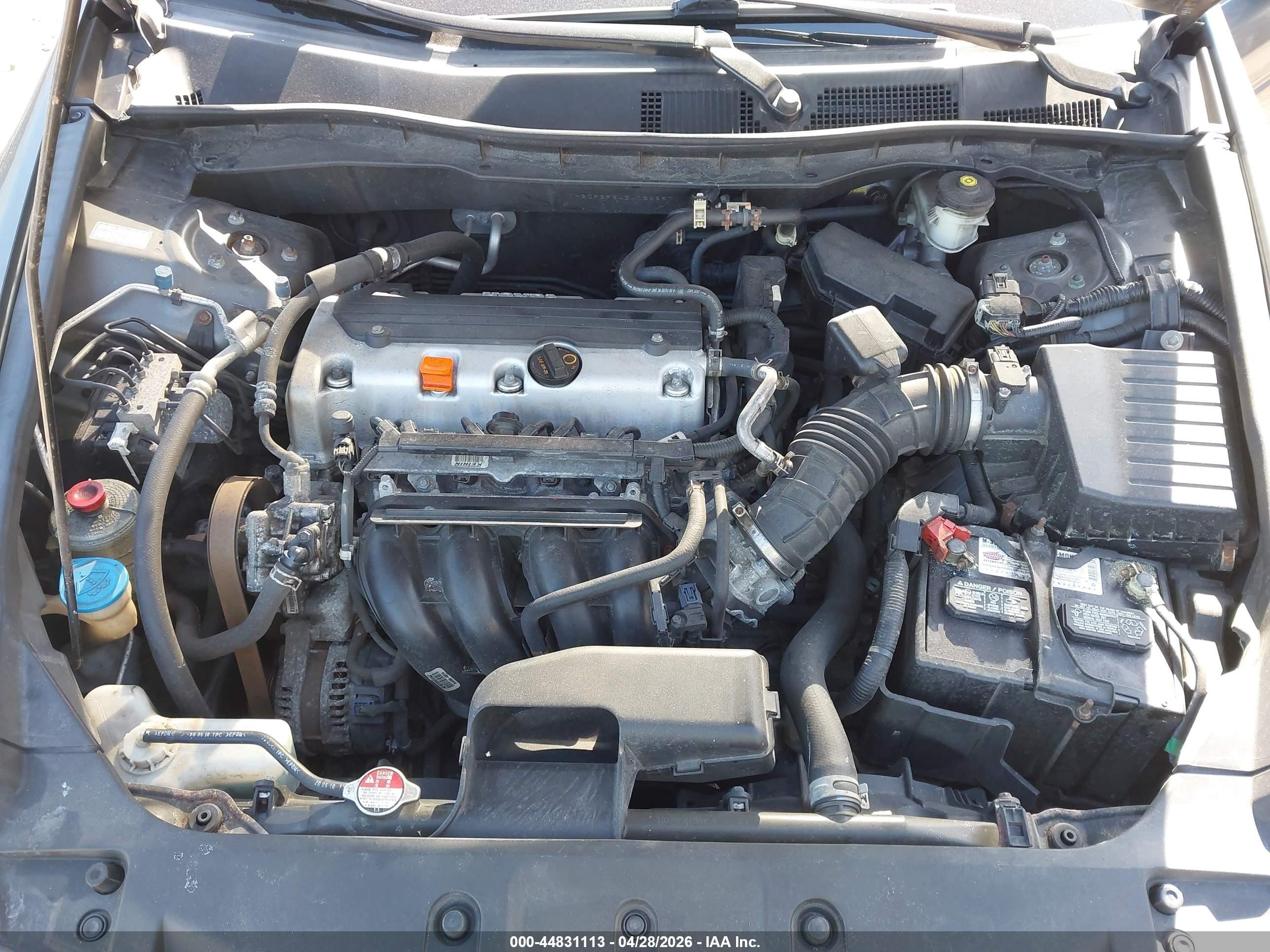 2011 Honda Accord 2.4 Lx Gray vin: 1HGCP2F34BA032857