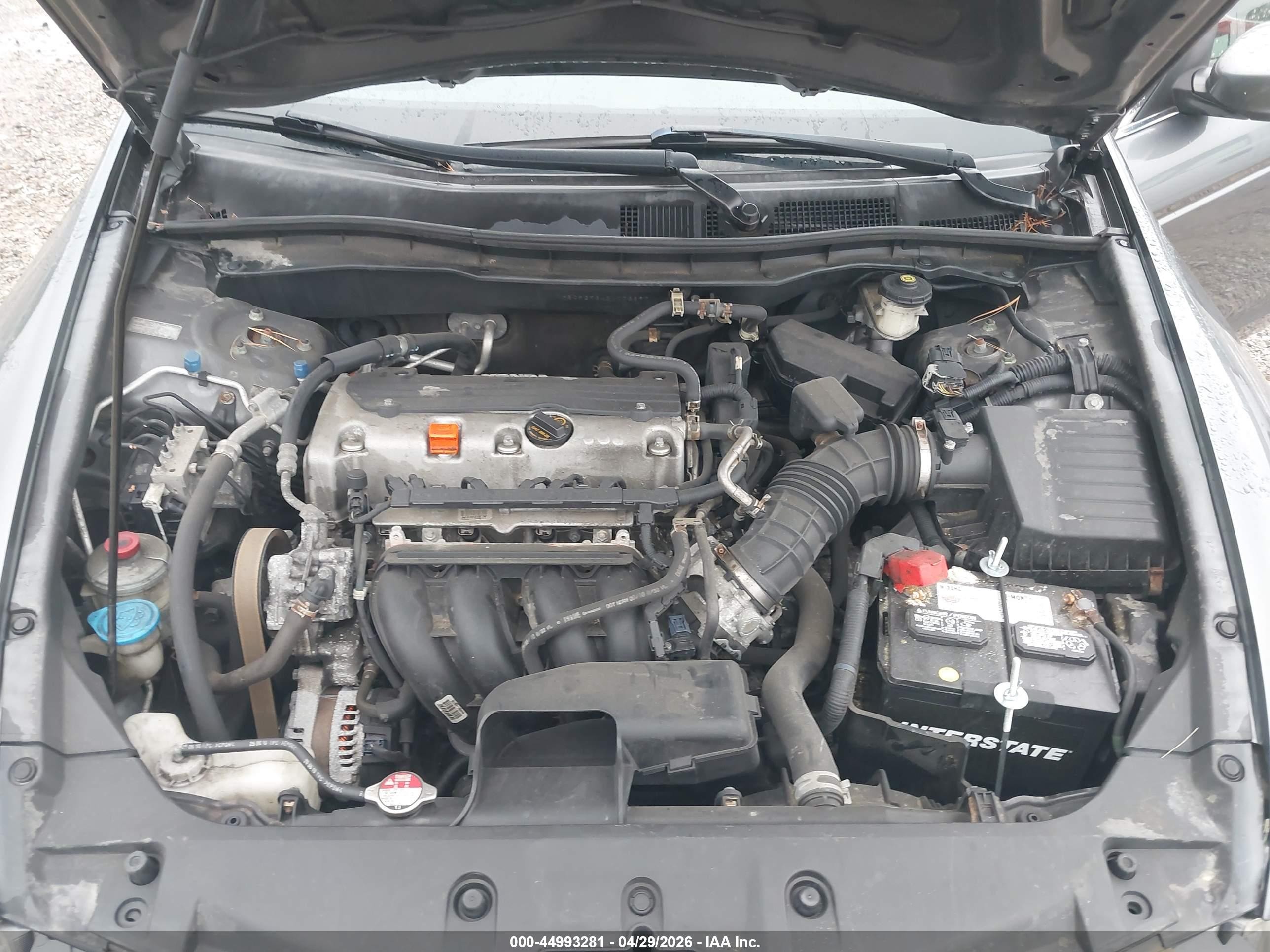 2011 Honda Accord 2.4 Lx Gray vin: 1HGCP2F34BA073697