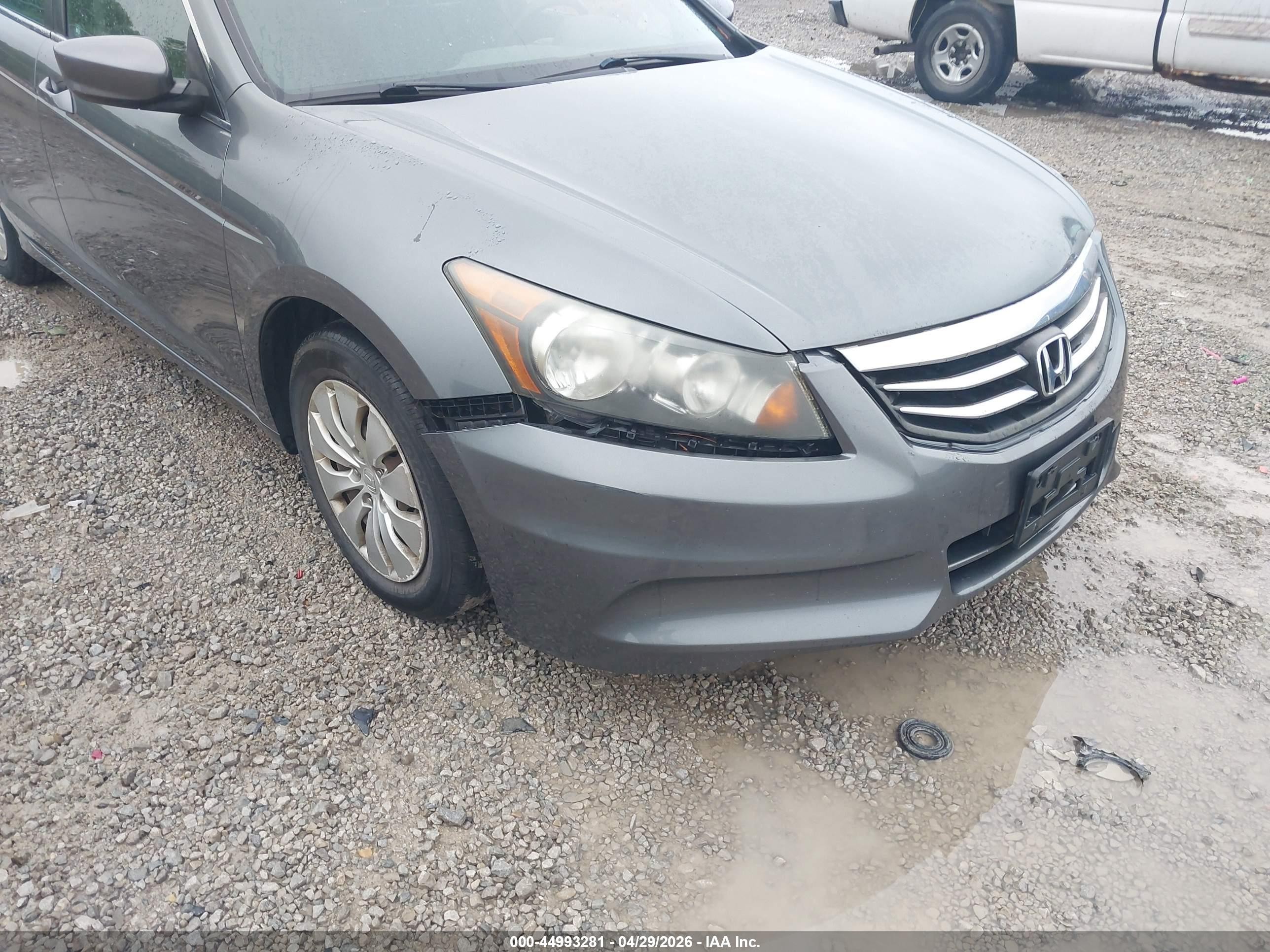 2011 Honda Accord 2.4 Lx Gray vin: 1HGCP2F34BA073697