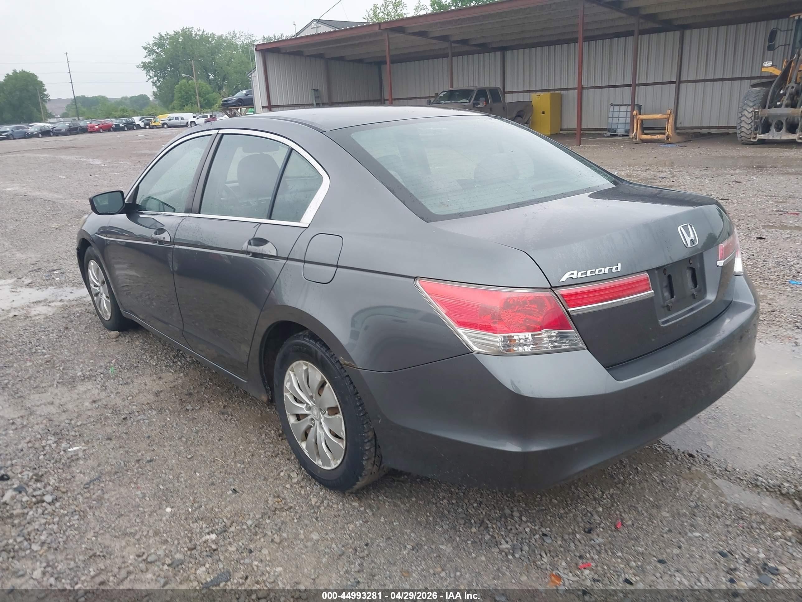 2011 Honda Accord 2.4 Lx Gray vin: 1HGCP2F34BA073697