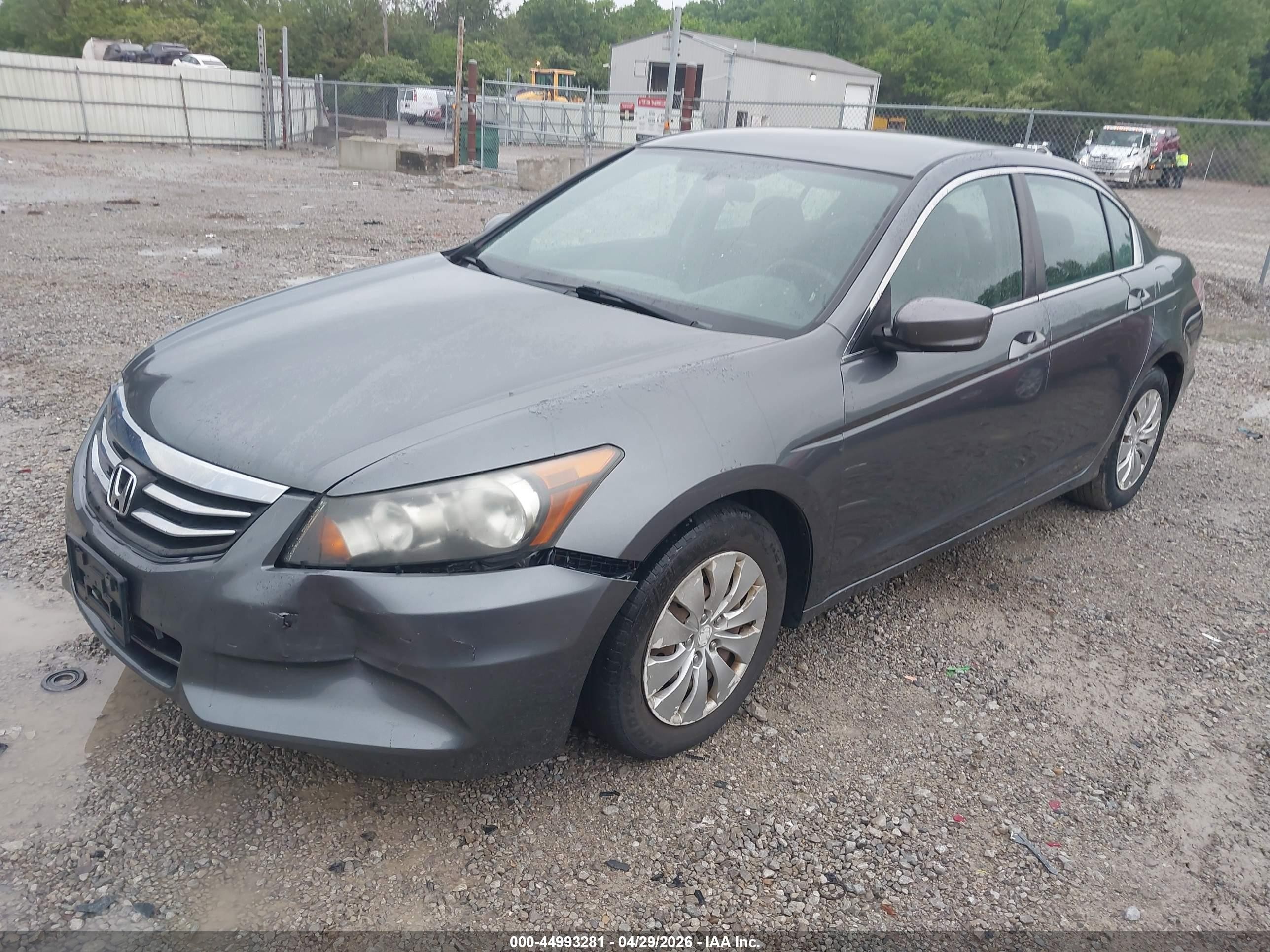 2011 Honda Accord 2.4 Lx Gray vin: 1HGCP2F34BA073697