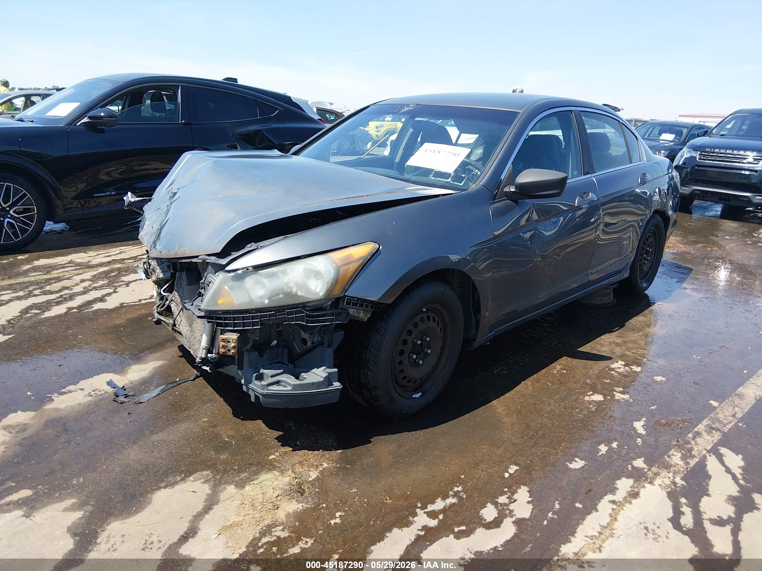 2011 Honda Accord 2.4 Lx Gray vin: 1HGCP2F34BA075725