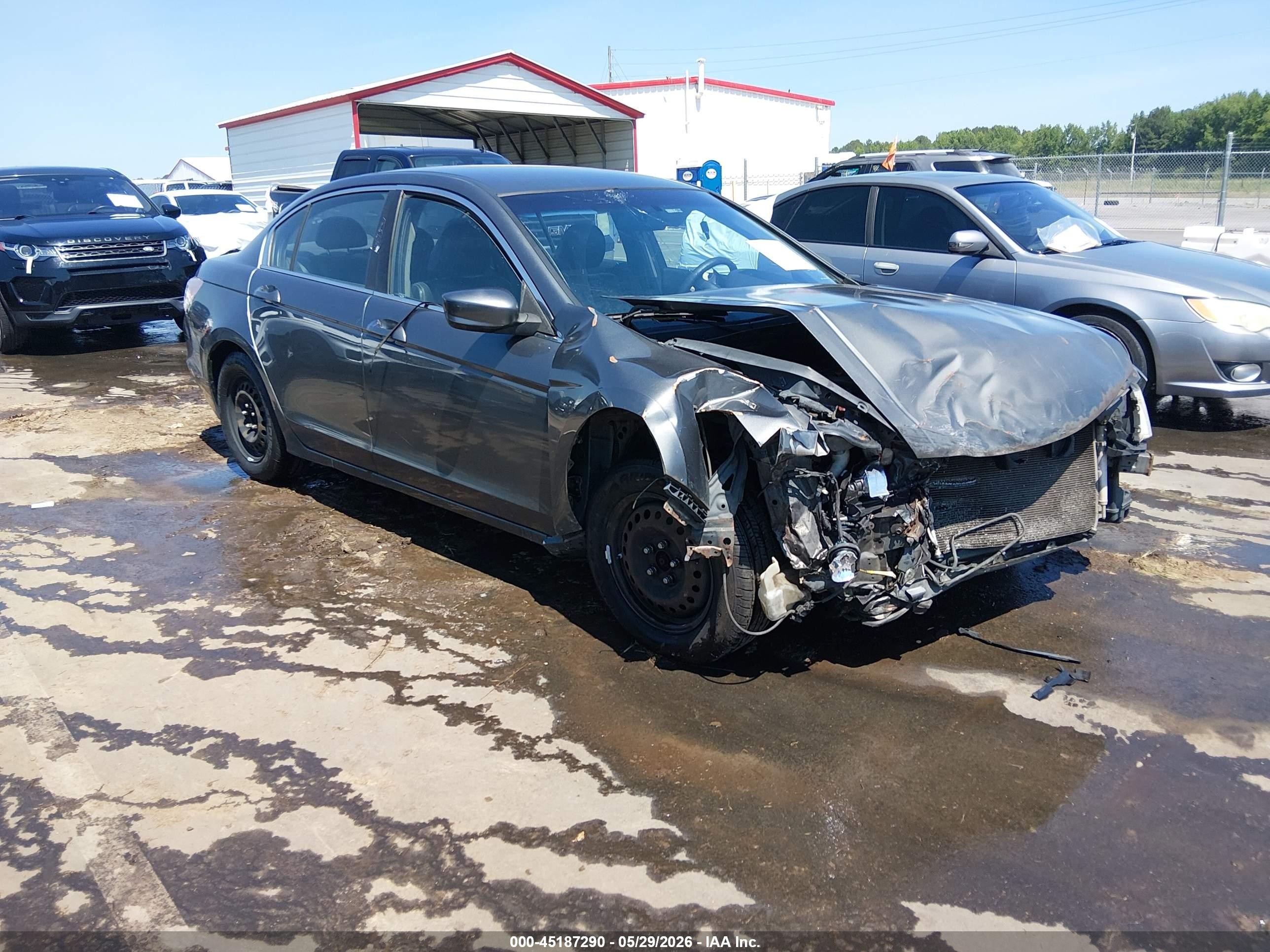 2011 Honda Accord 2.4 Lx Gray vin: 1HGCP2F34BA075725