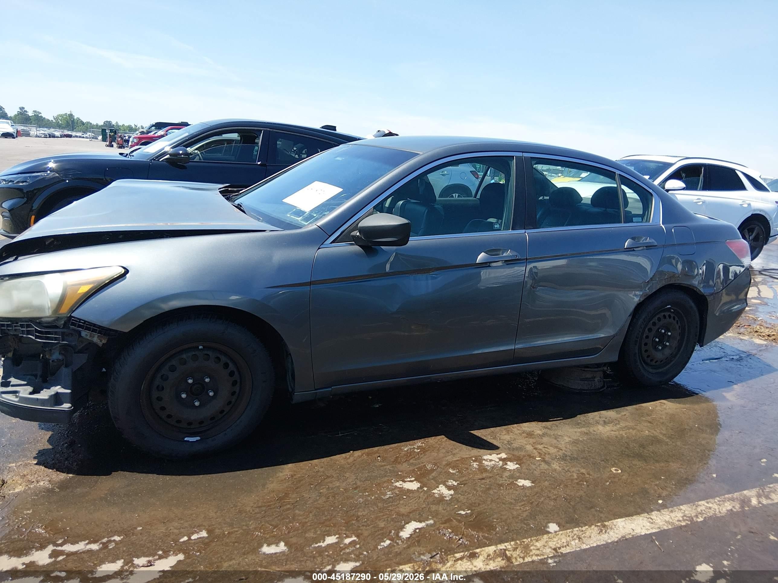 2011 Honda Accord 2.4 Lx Gray vin: 1HGCP2F34BA075725