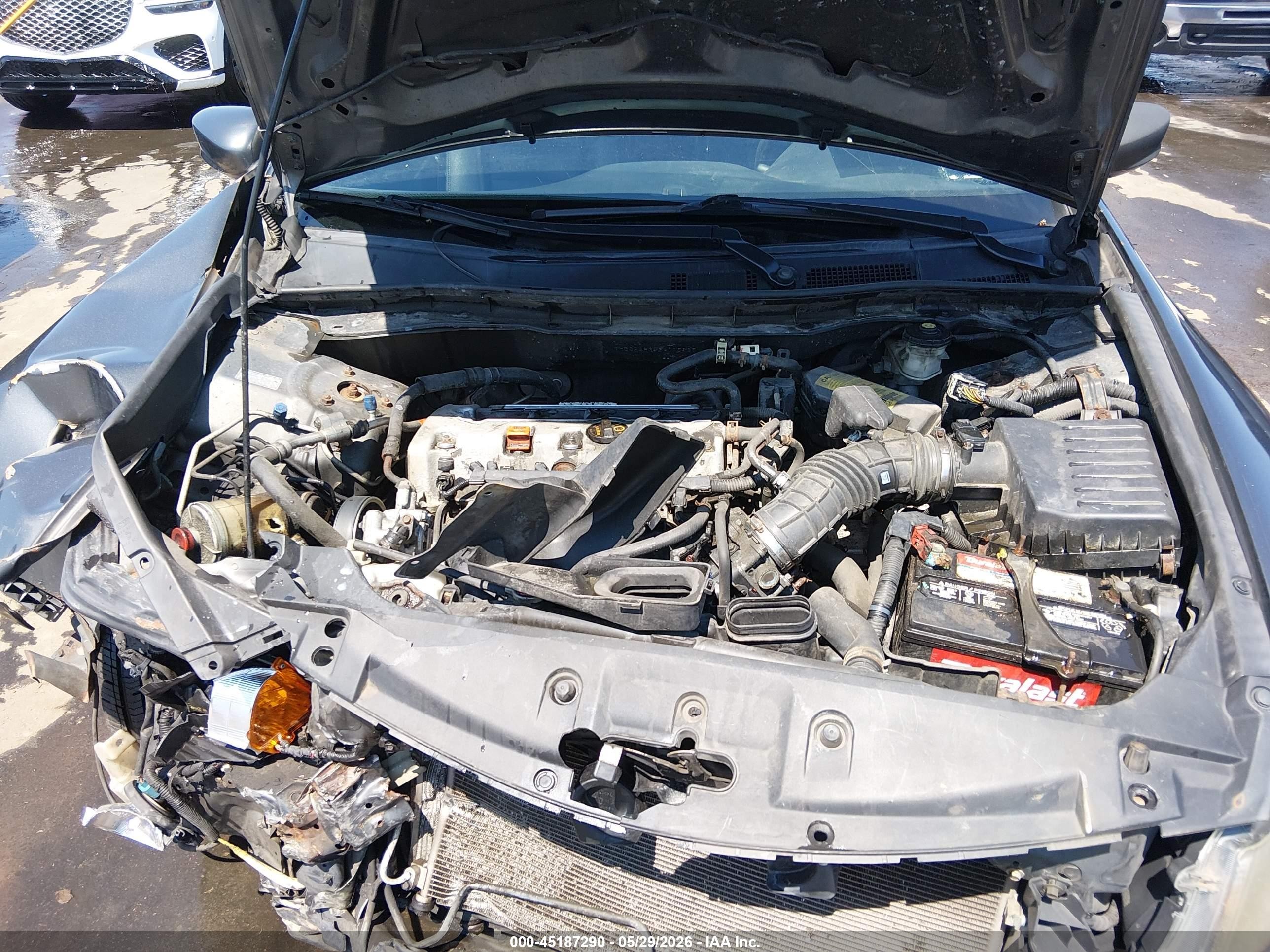2011 Honda Accord 2.4 Lx Gray vin: 1HGCP2F34BA075725