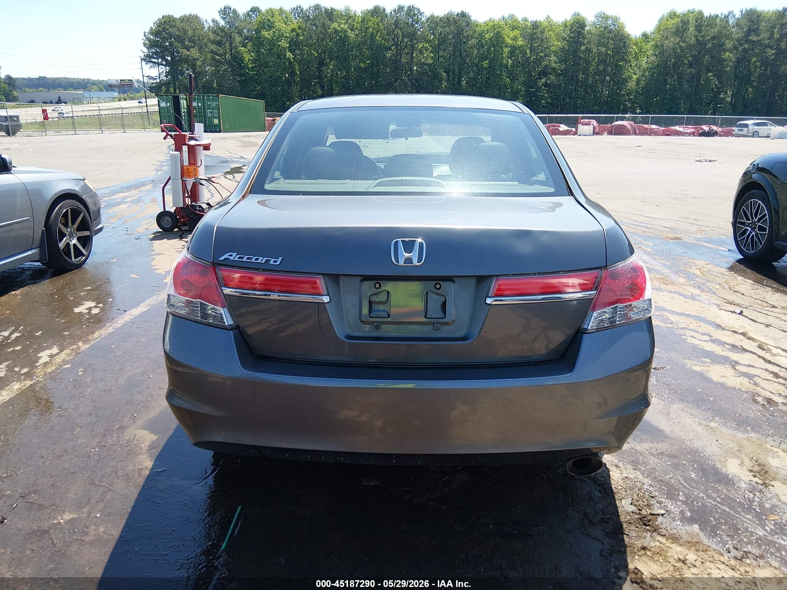 2011 Honda Accord 2.4 Lx Gray vin: 1HGCP2F34BA075725