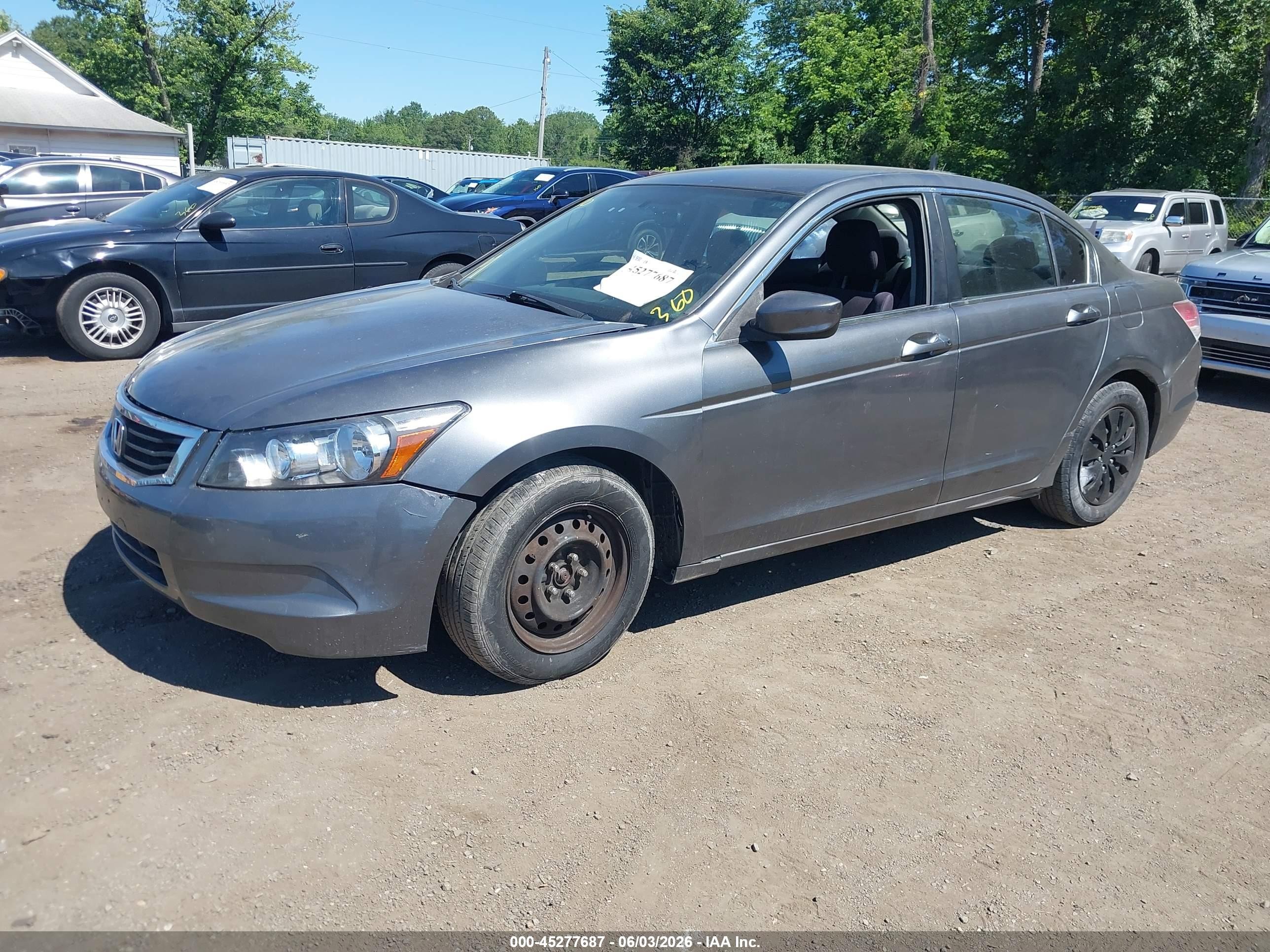 2011 Honda Accord 2.4 Lx Gray vin: 1HGCP2F34BA106598