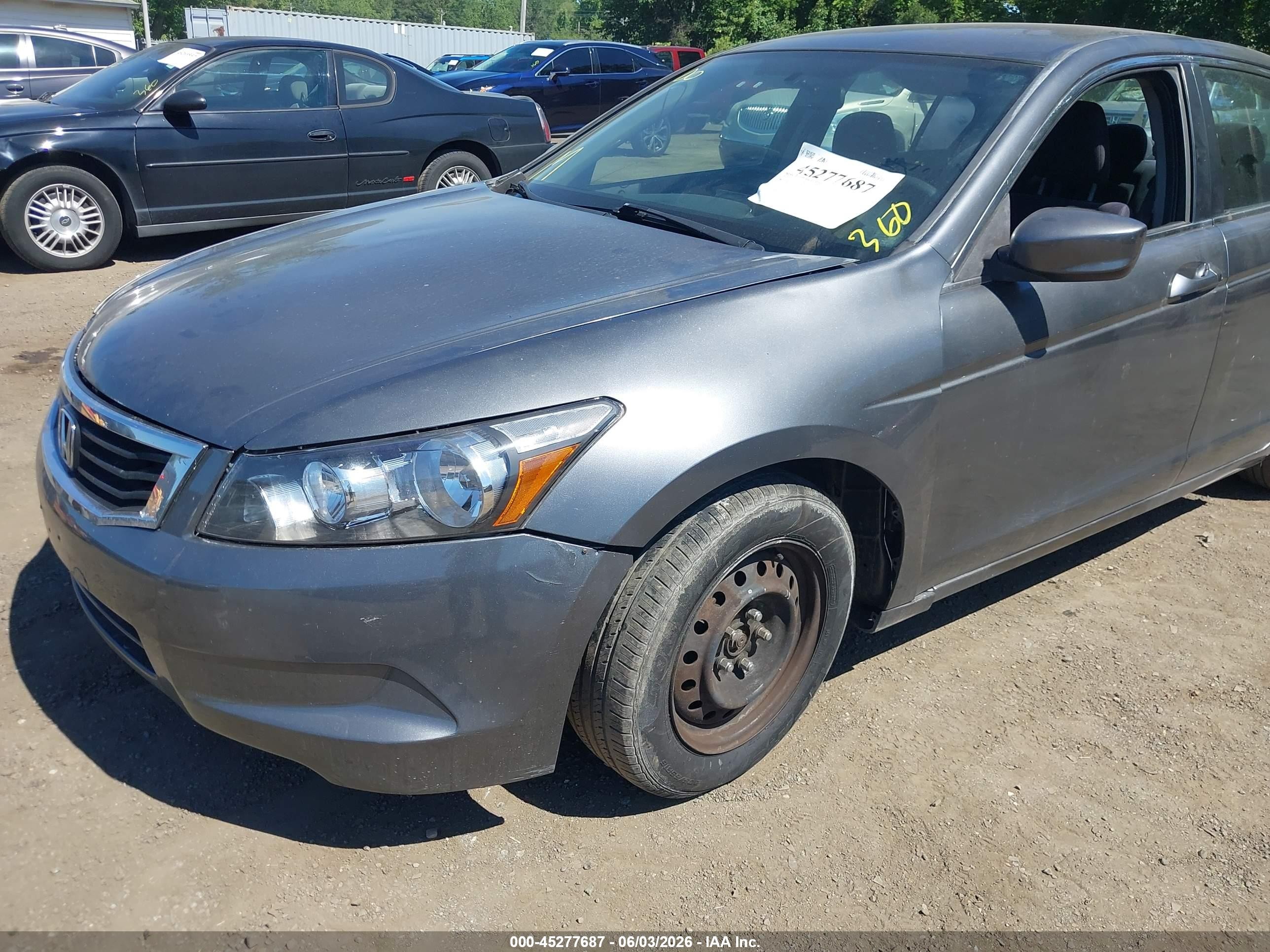 2011 Honda Accord 2.4 Lx Gray vin: 1HGCP2F34BA106598