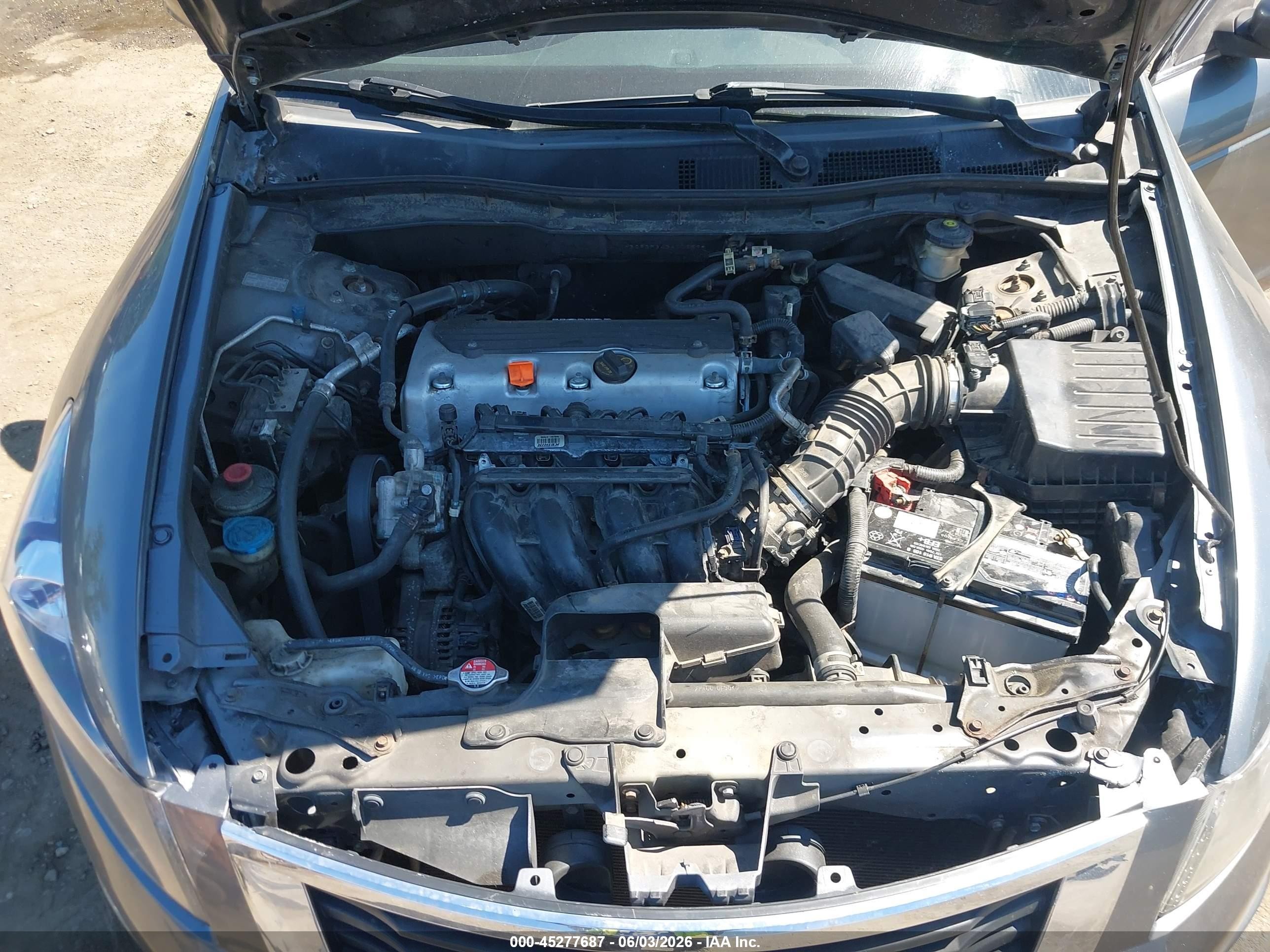 2011 Honda Accord 2.4 Lx Gray vin: 1HGCP2F34BA106598