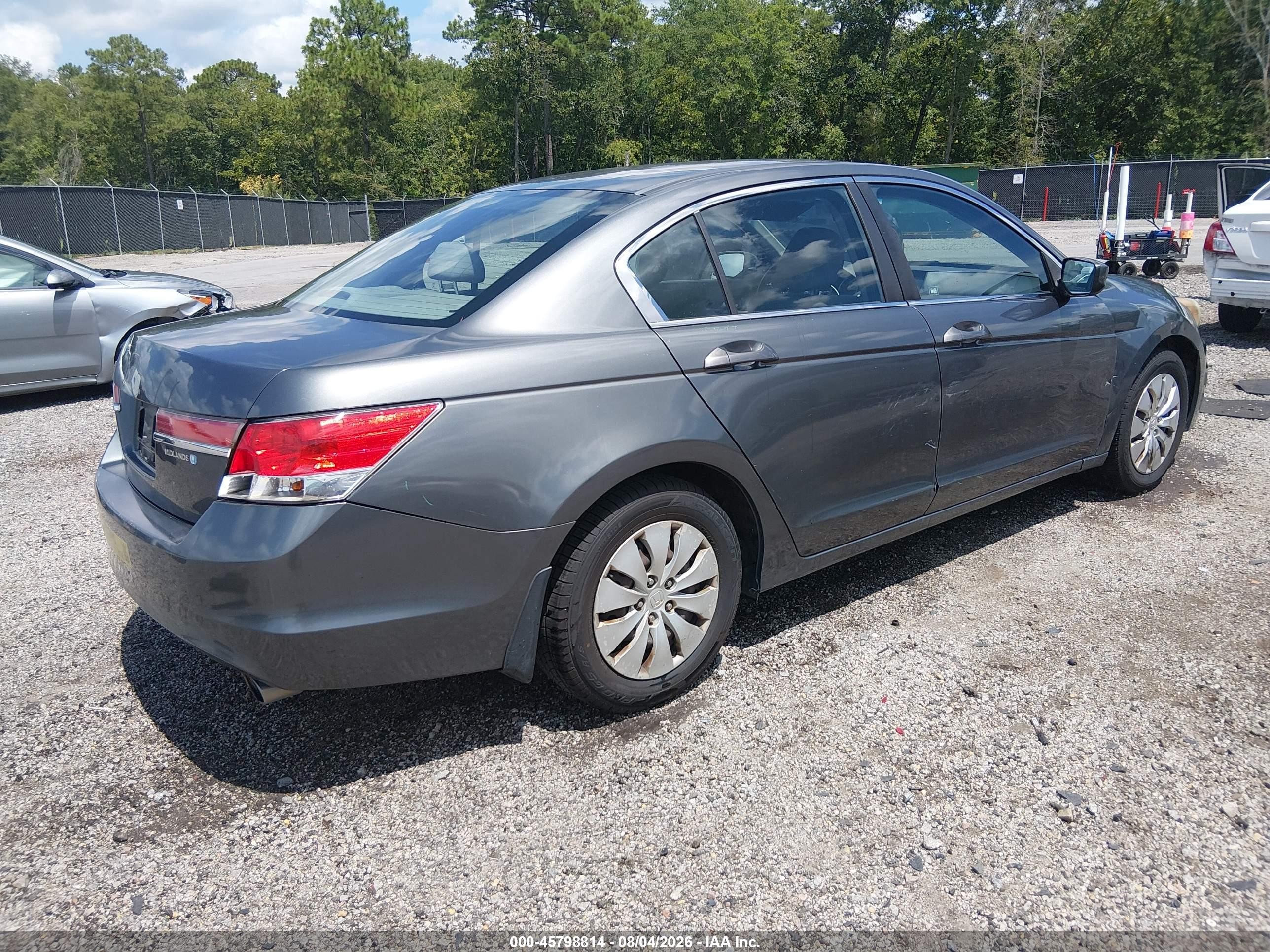 2011 Honda Accord 2.4 Lx Серый vin: 1HGCP2F34BA146566