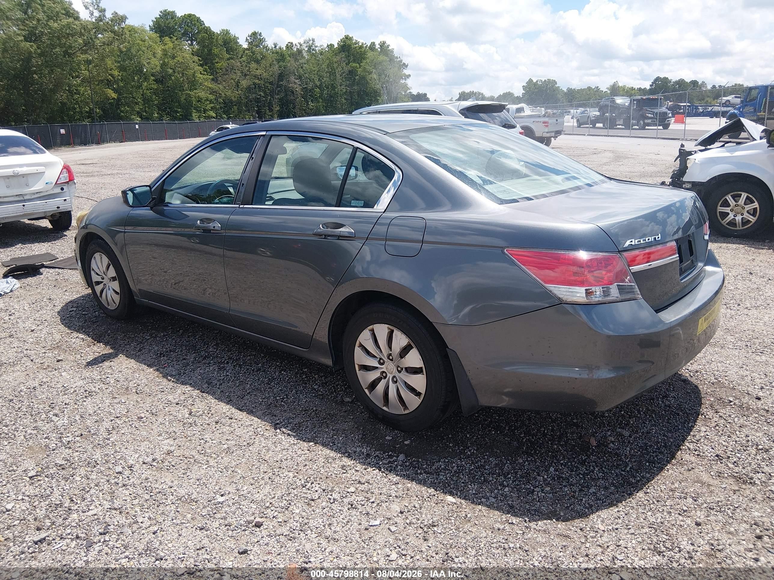 2011 Honda Accord 2.4 Lx Серый vin: 1HGCP2F34BA146566