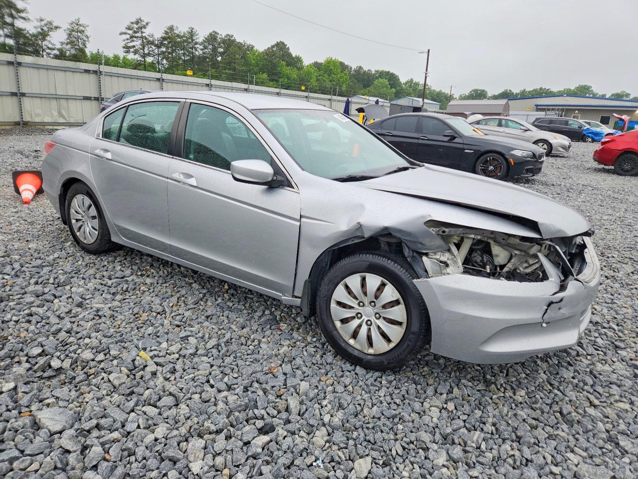 2011 Honda Accord Lx Silver vin: 1HGCP2F34BA153243