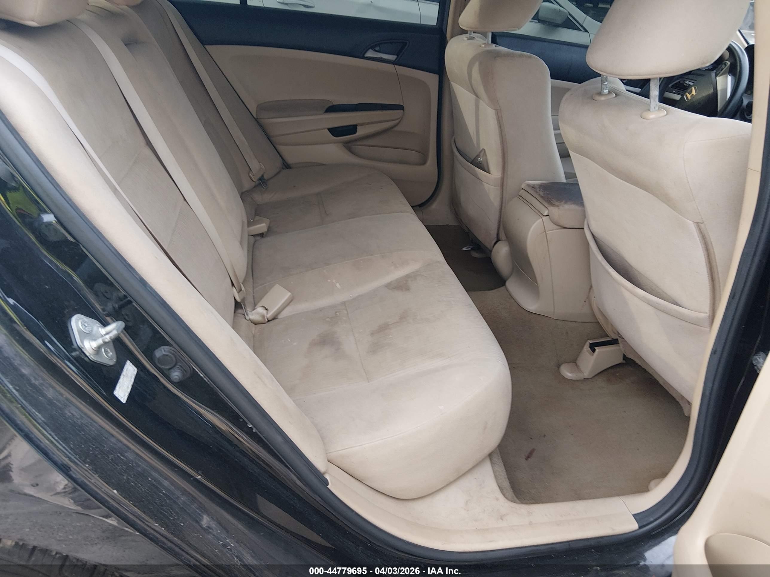 2012 Honda Accord 2.4 Lx Black vin: 1HGCP2F34CA017776