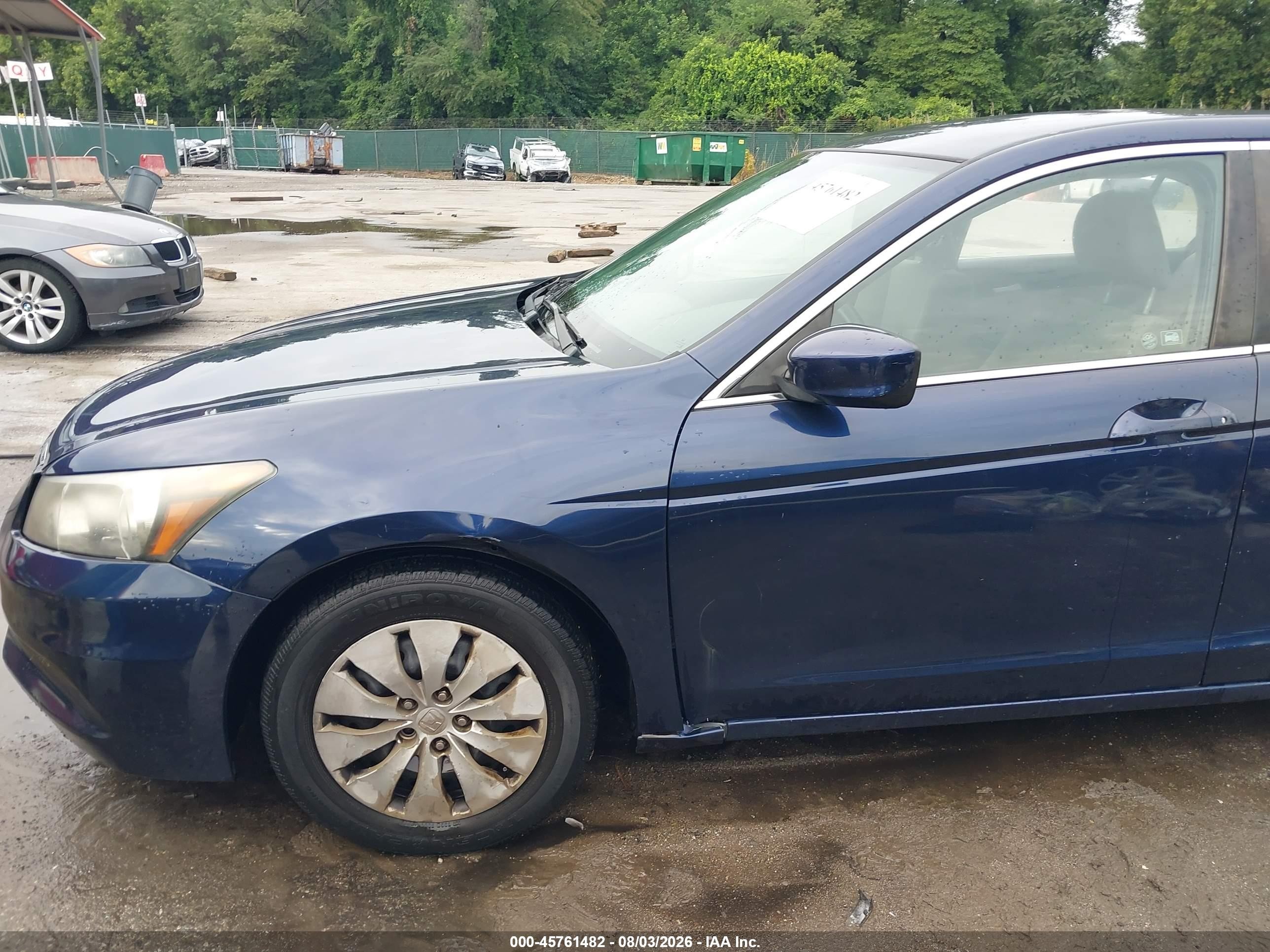 2012 Honda Accord Sdn Lx Blue vin: 1HGCP2F34CA040958