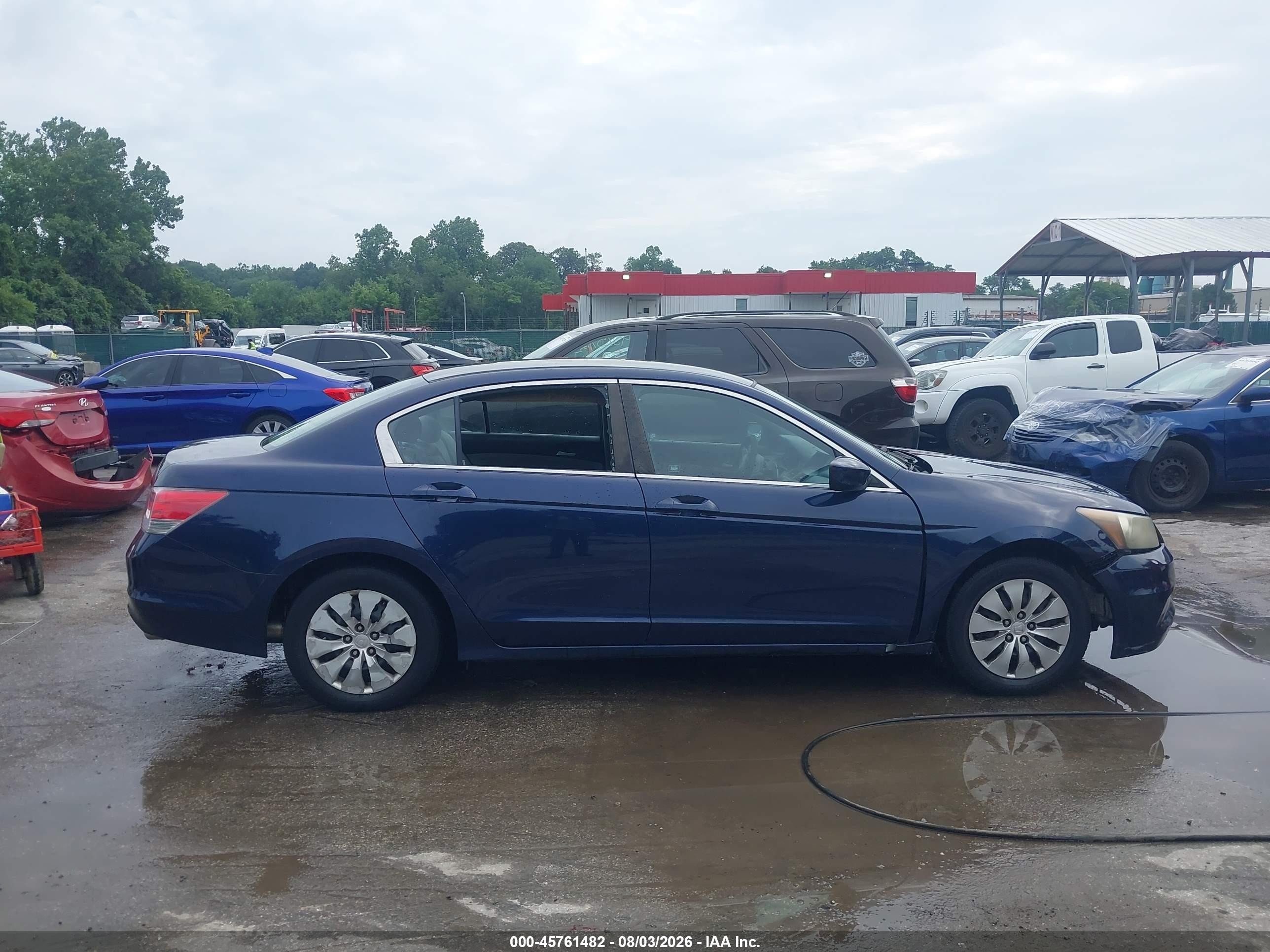 2012 Honda Accord Sdn Lx Blue vin: 1HGCP2F34CA040958