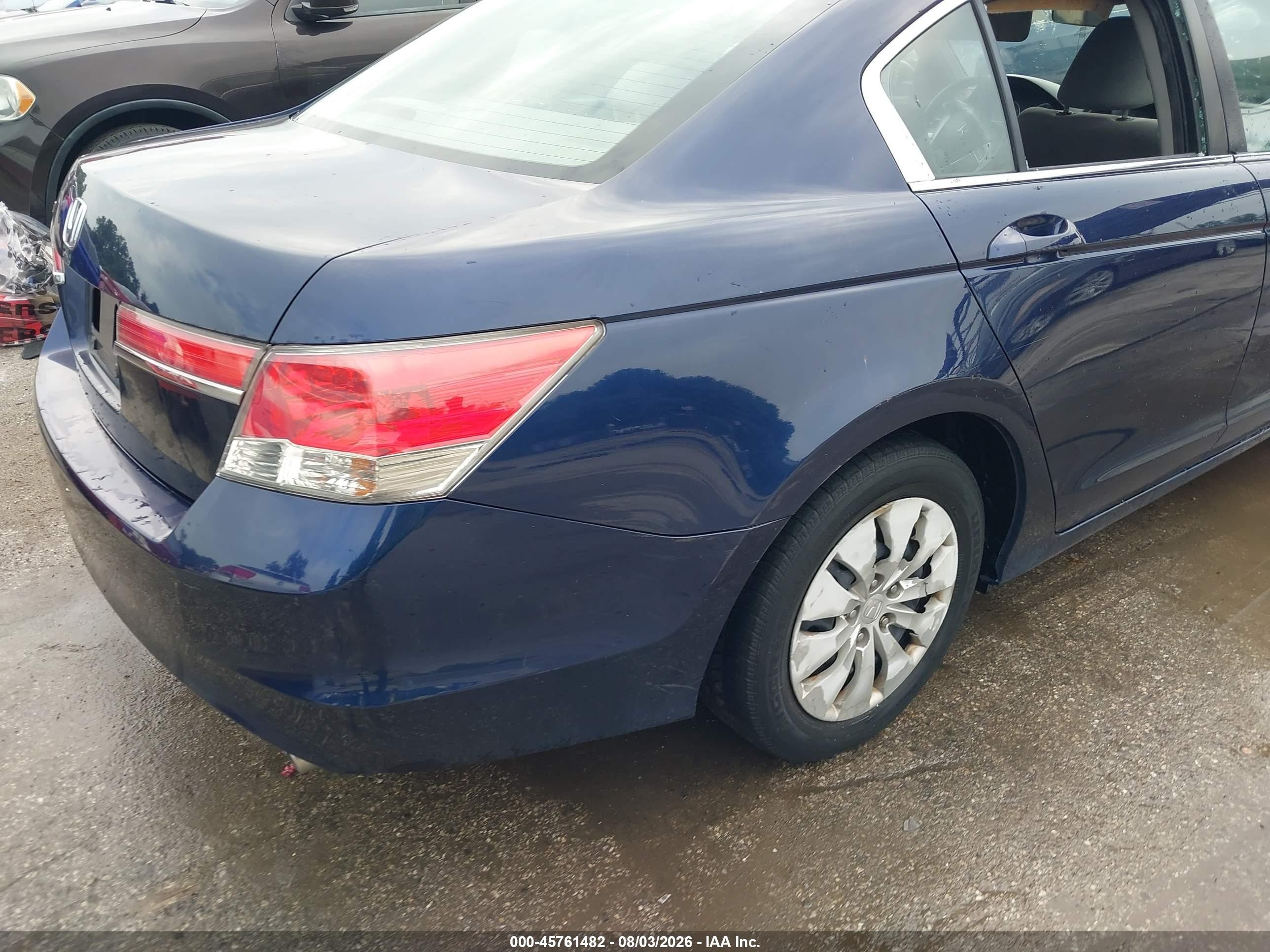 2012 Honda Accord Sdn Lx Blue vin: 1HGCP2F34CA040958
