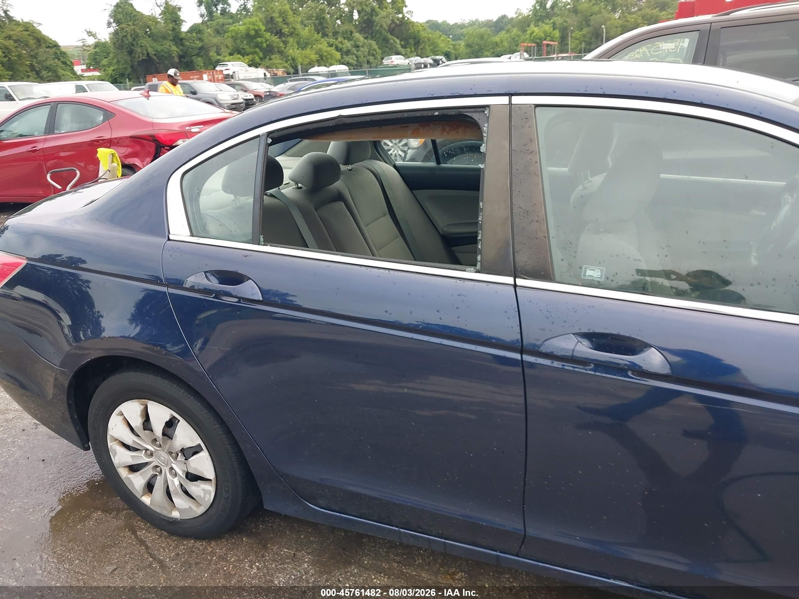 2012 Honda Accord Sdn Lx Blue vin: 1HGCP2F34CA040958
