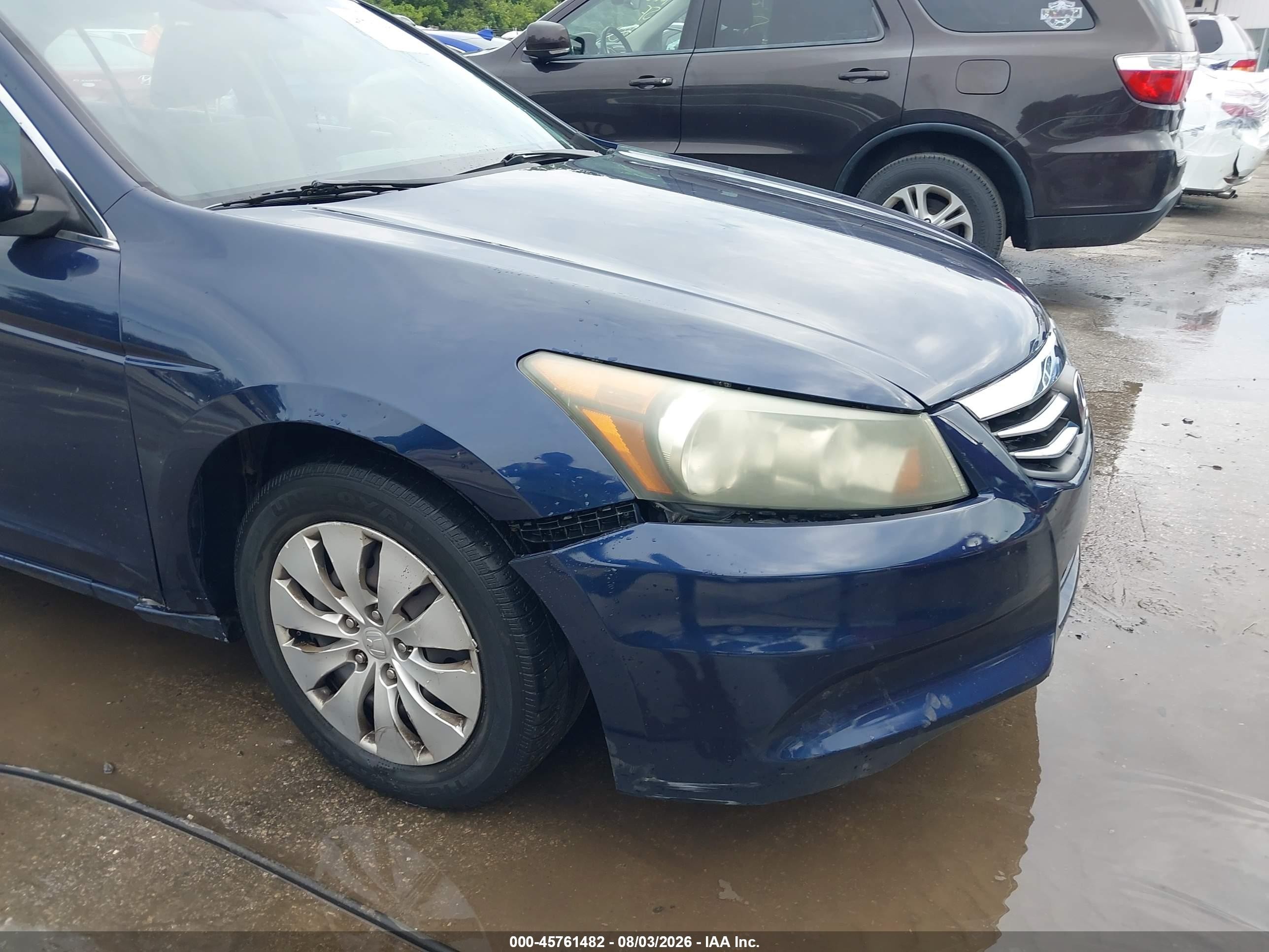 2012 Honda Accord Sdn Lx Blue vin: 1HGCP2F34CA040958
