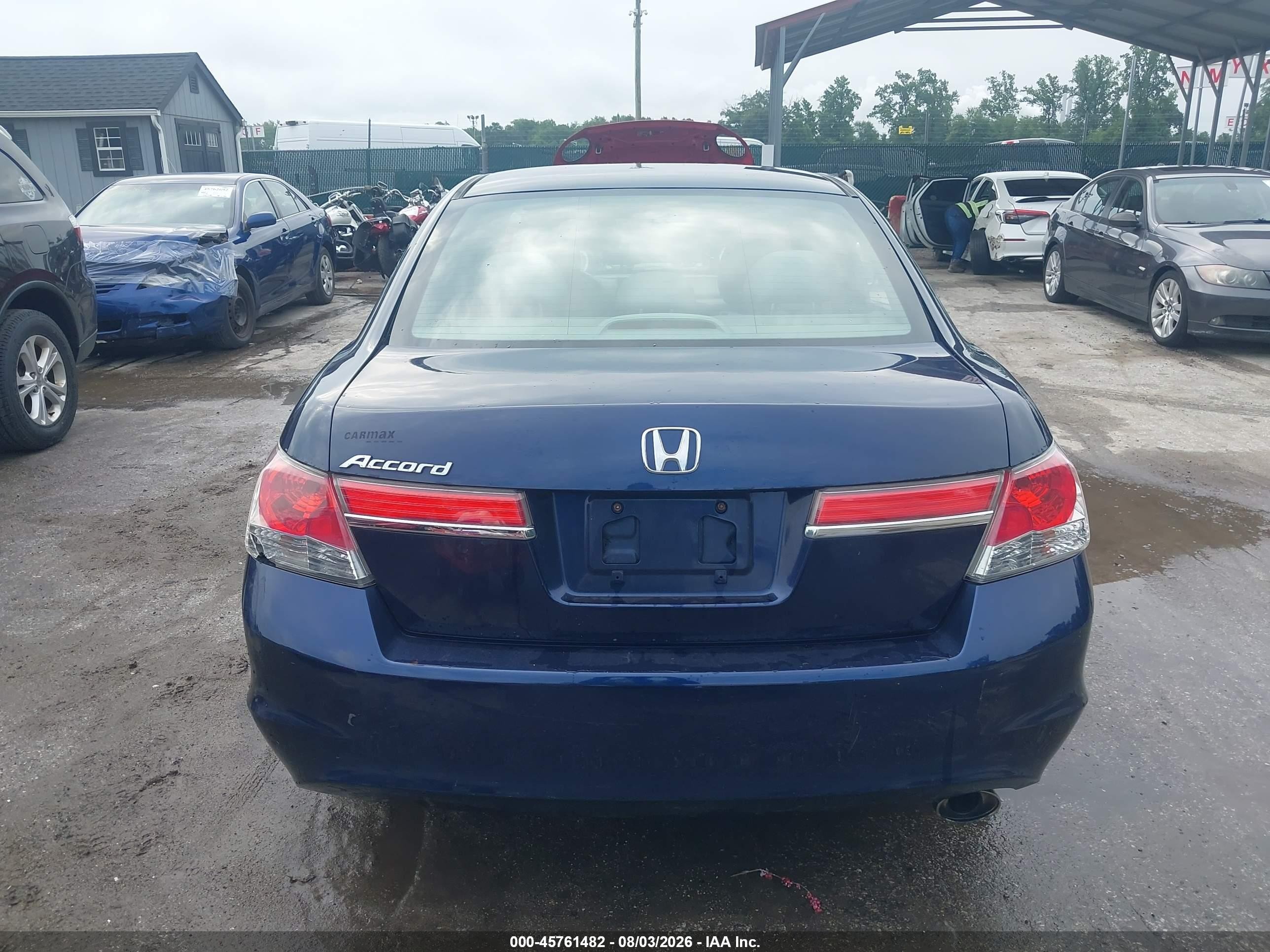 2012 Honda Accord Sdn Lx Blue vin: 1HGCP2F34CA040958